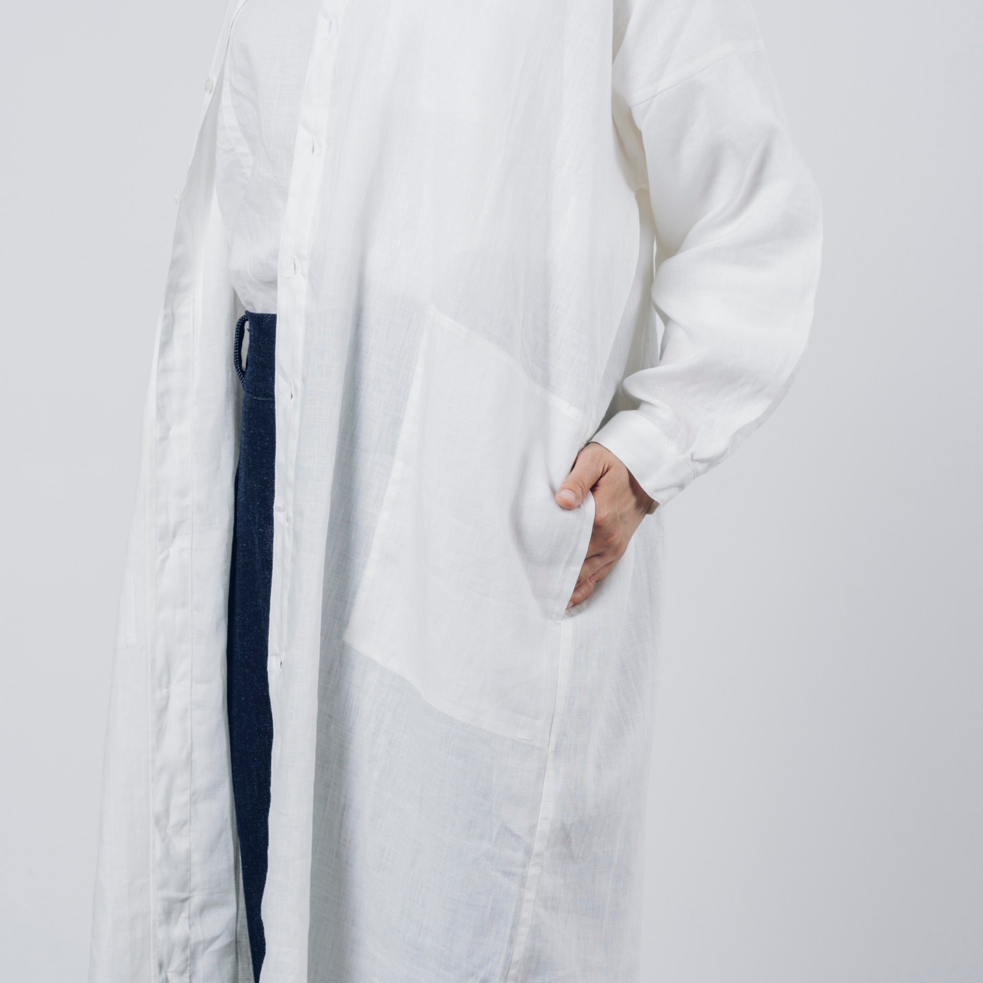 [Echizen One-Piece] Linen/White