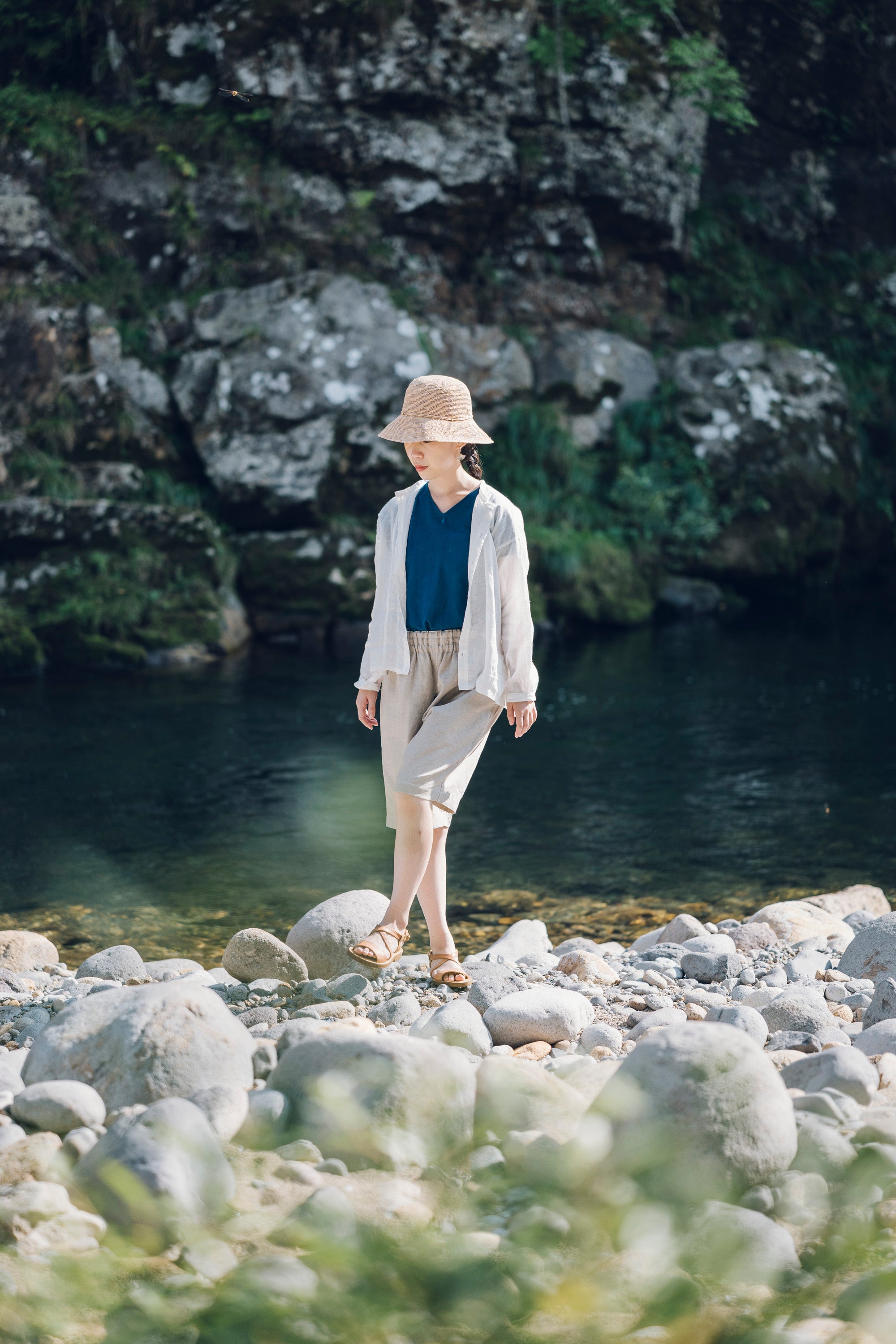 [Karusan] Linen/natural color