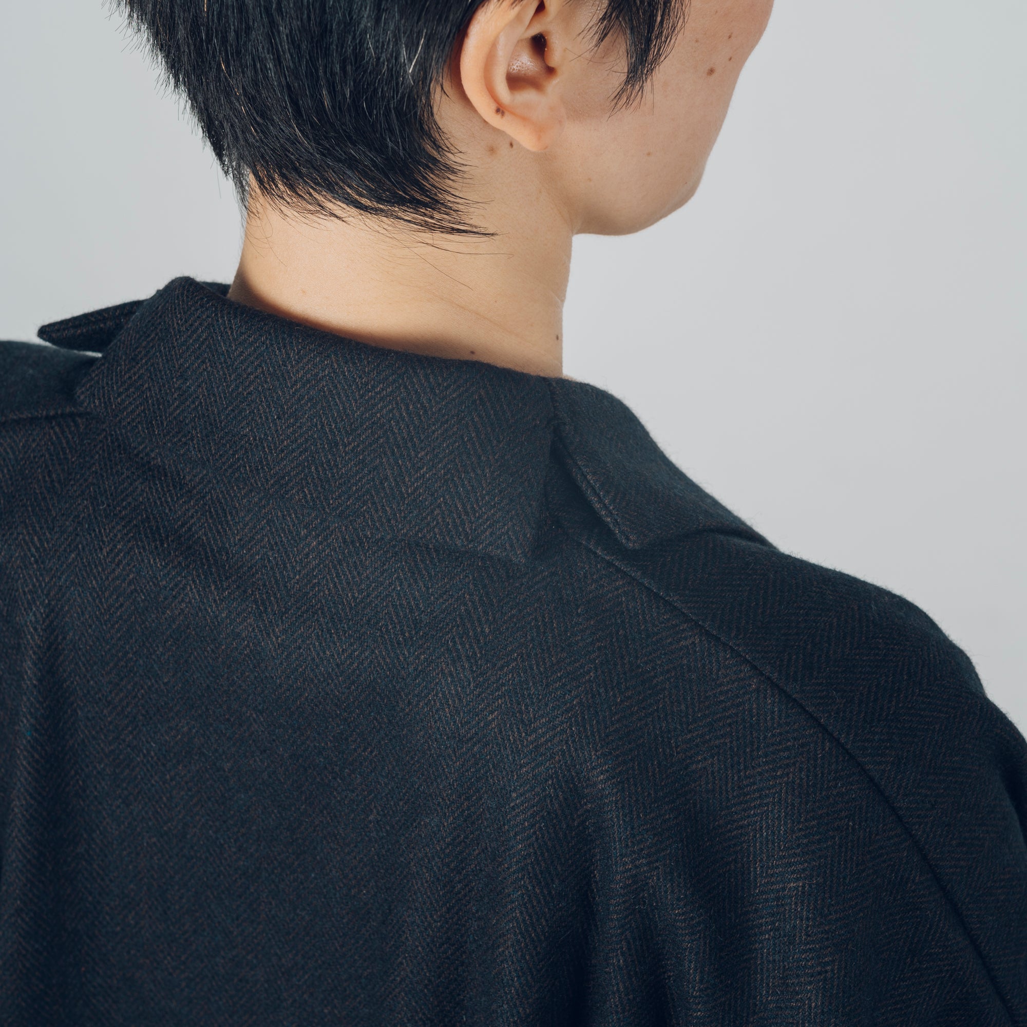 [Smooth jacket] Rescue linen/black