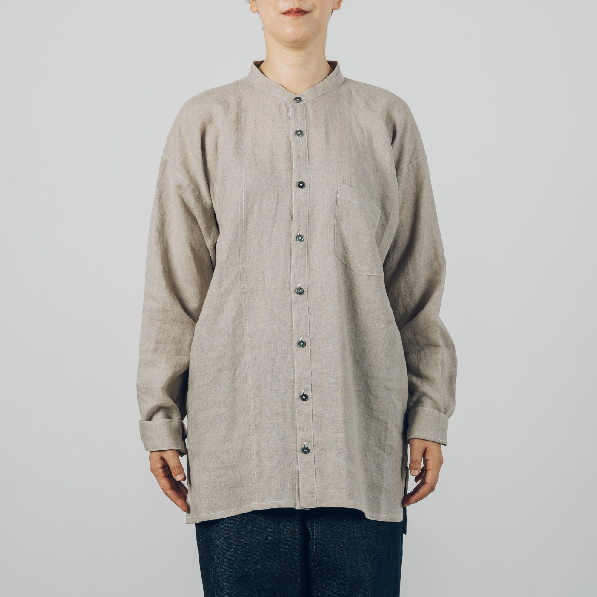 [Echizen Shirt] Organic cotton / Natural color