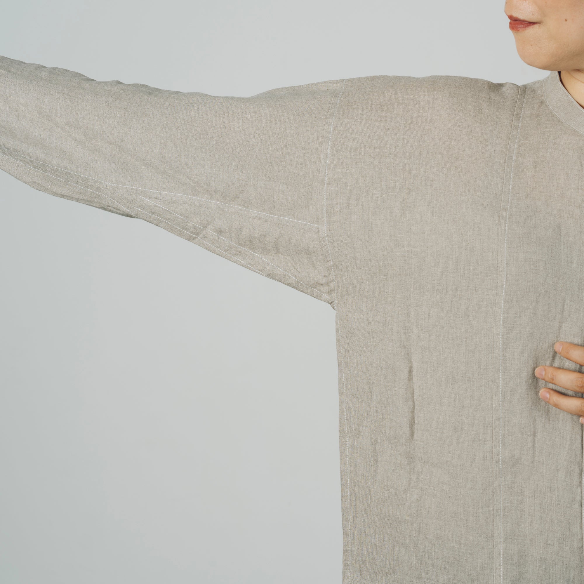[Echizen Shirt] Organic cotton / Natural color