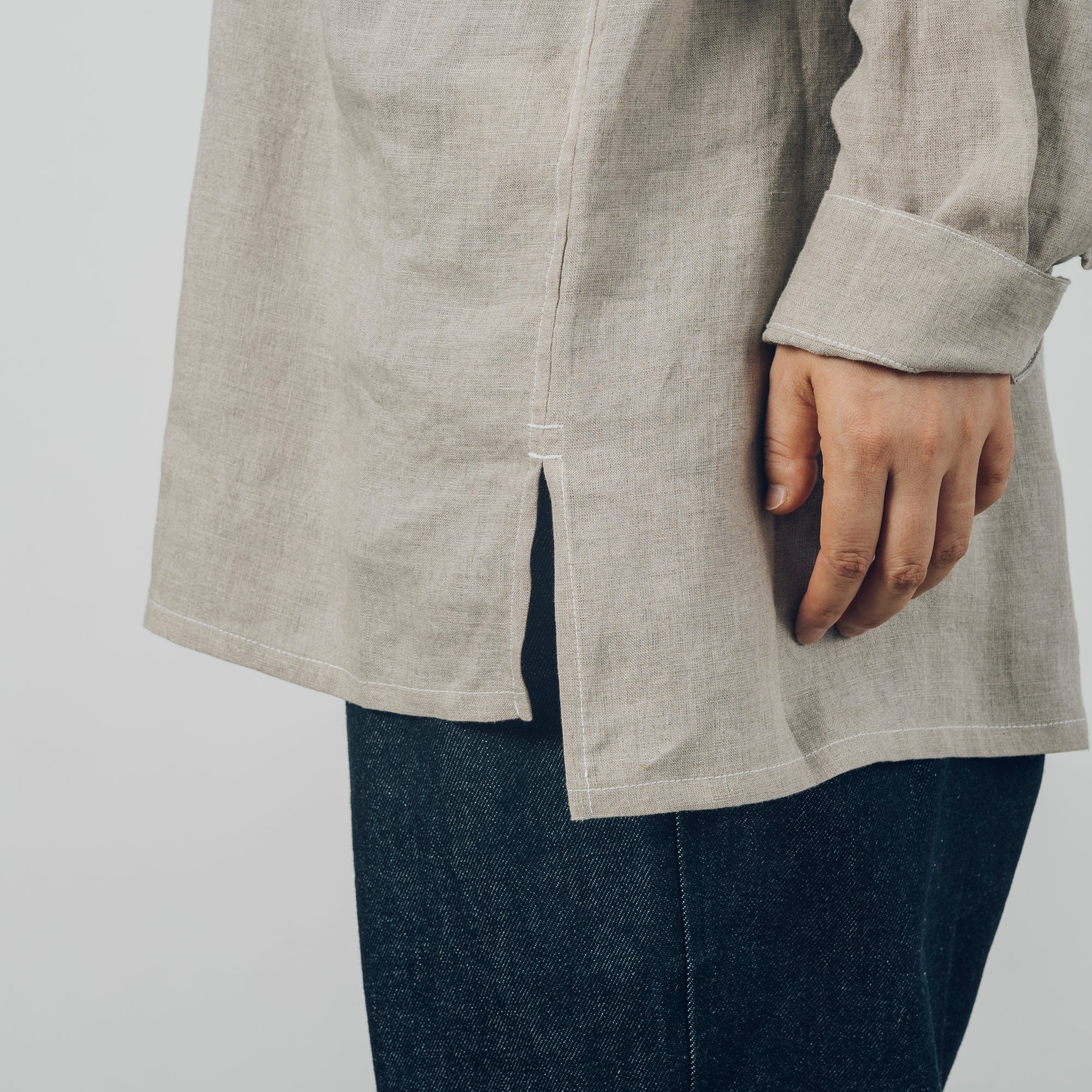 [Echizen Shirt] Organic cotton / Natural color
