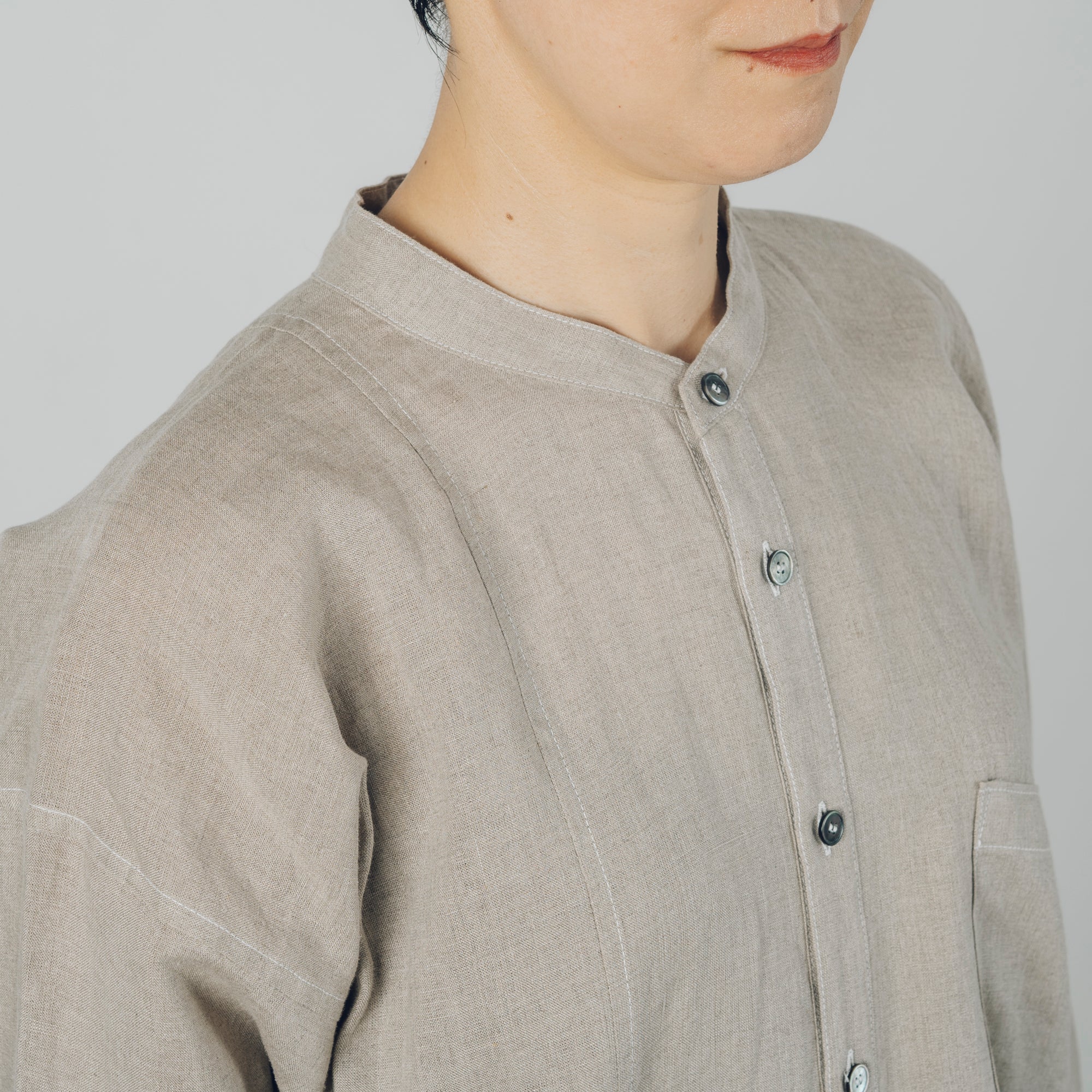 [Echizen Shirt] Organic cotton / Natural color