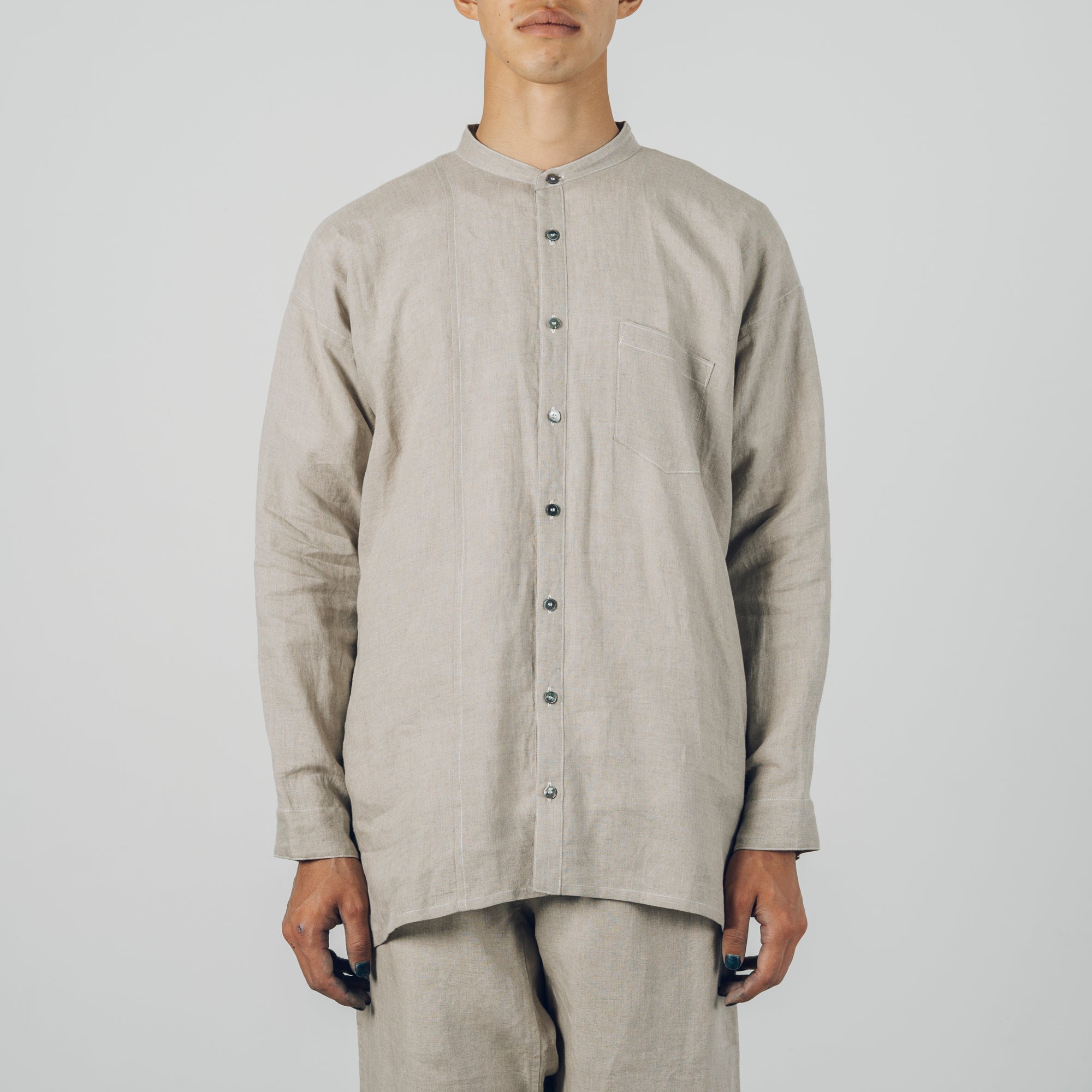 [Echizen Shirt] Organic cotton / Natural color