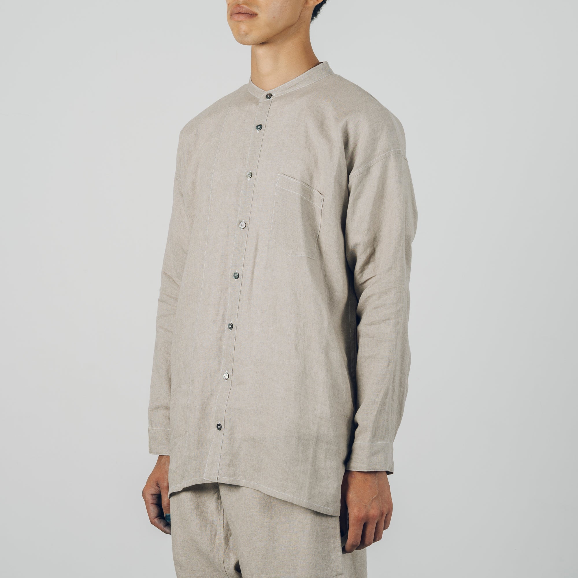 [Echizen Shirt] Organic cotton / Natural color
