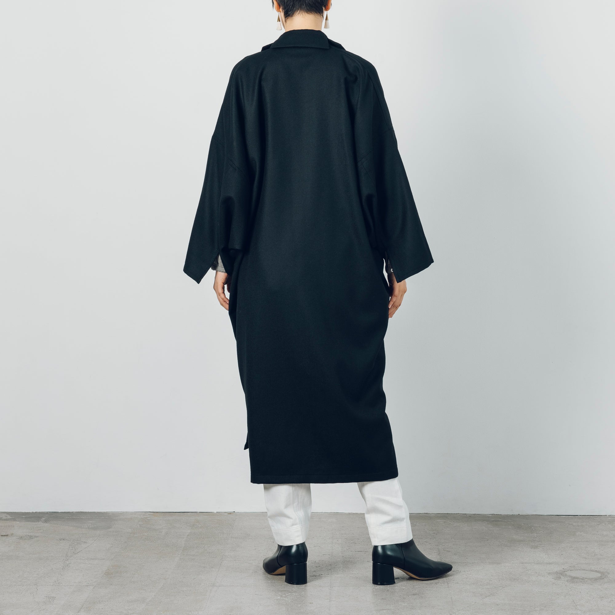 [Smooth jacket] Rescue linen/black