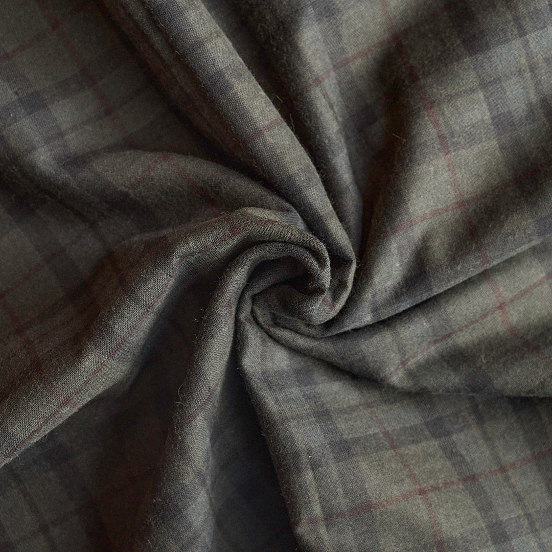 [Bottom Fabric] Cotton Rescue / Gray Check