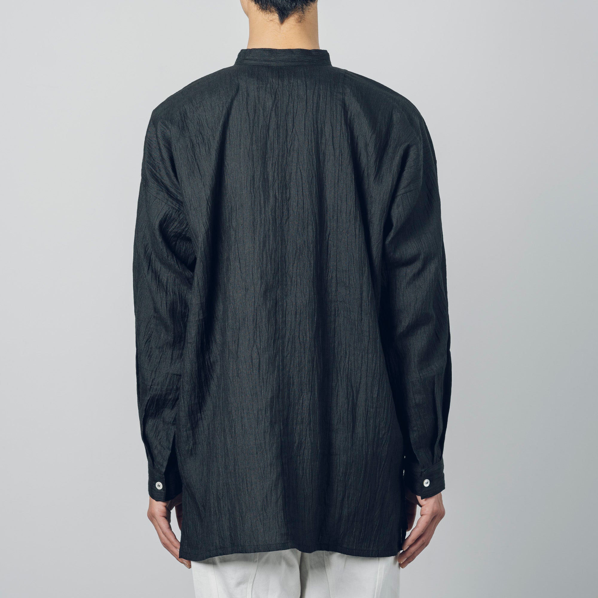 近江麻ラミー高級ワイシャツ生地220×160 2枚 Amazon.co.jp: [京都縮織 山城] 近江麻 100% ちぢみ シャツ