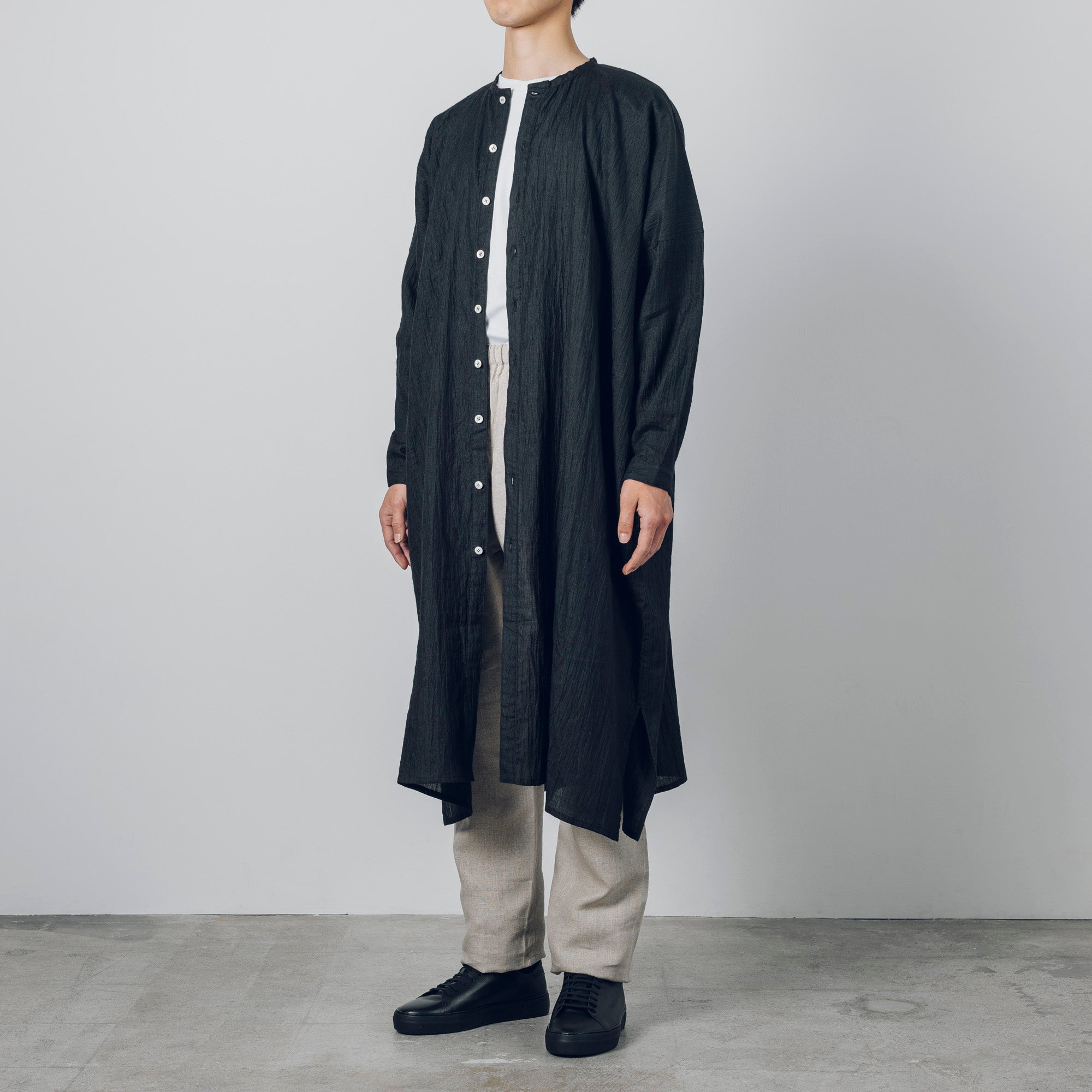 Advance reservation [Echizen One-piece dress] Ramie (linen) / Shinnosuke upper cloth