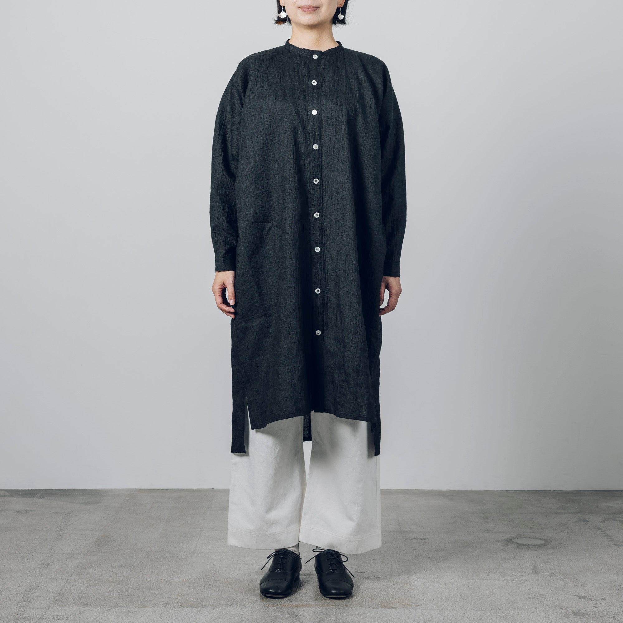 Advance reservation [Echizen One-piece dress] Ramie (linen) / Shinnosuke upper cloth