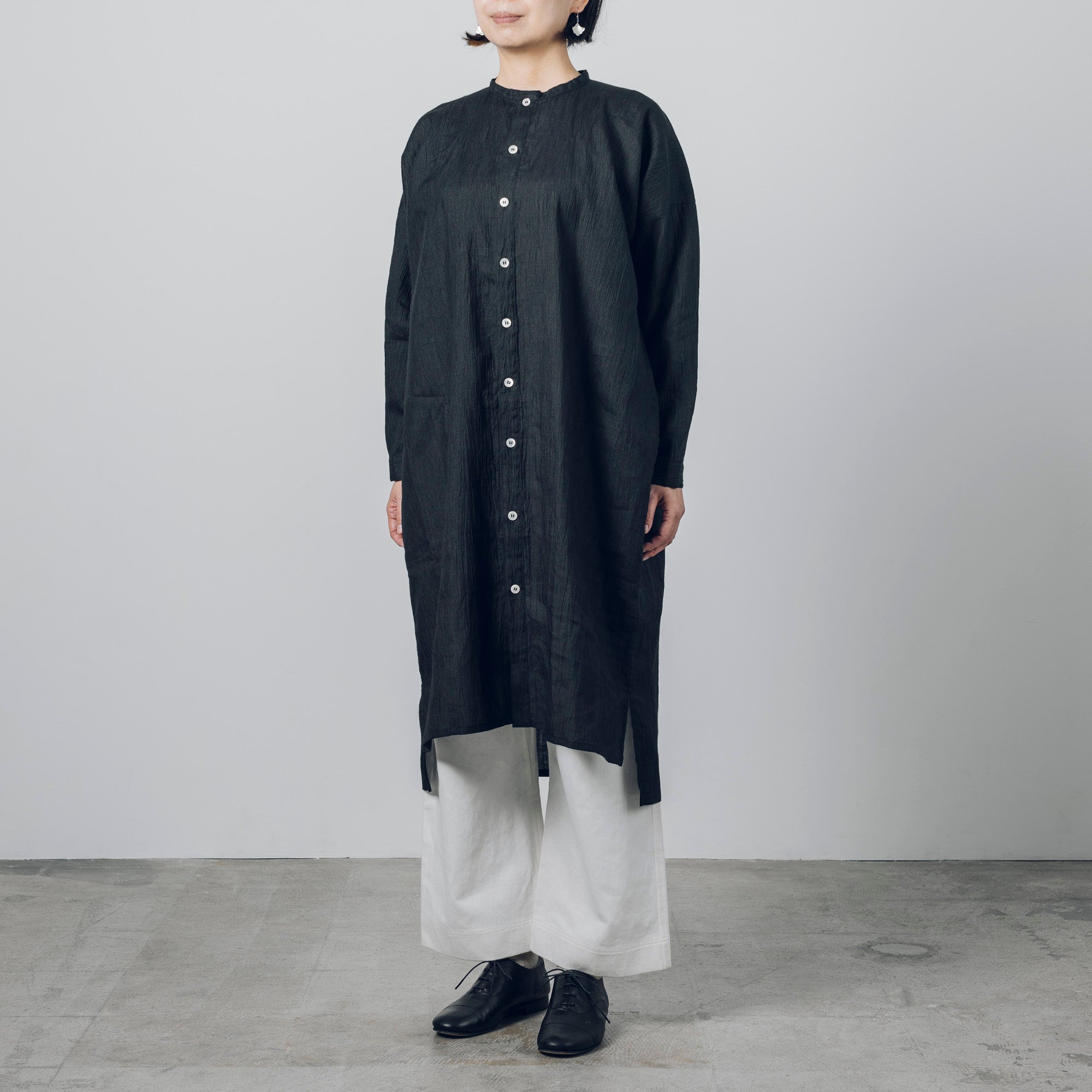 Advance reservation [Echizen One-piece dress] Ramie (linen) / Shinnosuke upper cloth