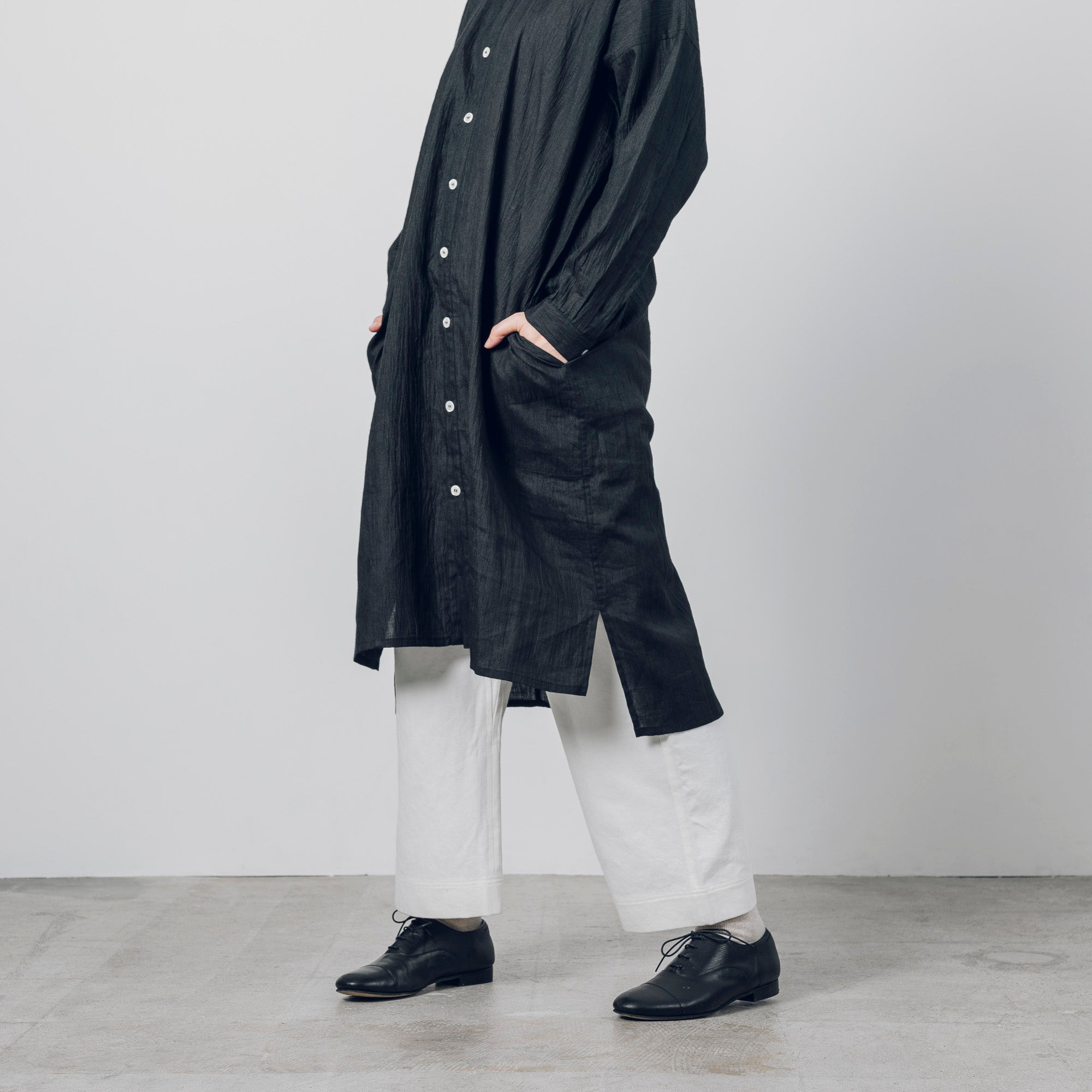 Advance reservation [Echizen One-piece dress] Ramie (linen) / Shinnosuke upper cloth