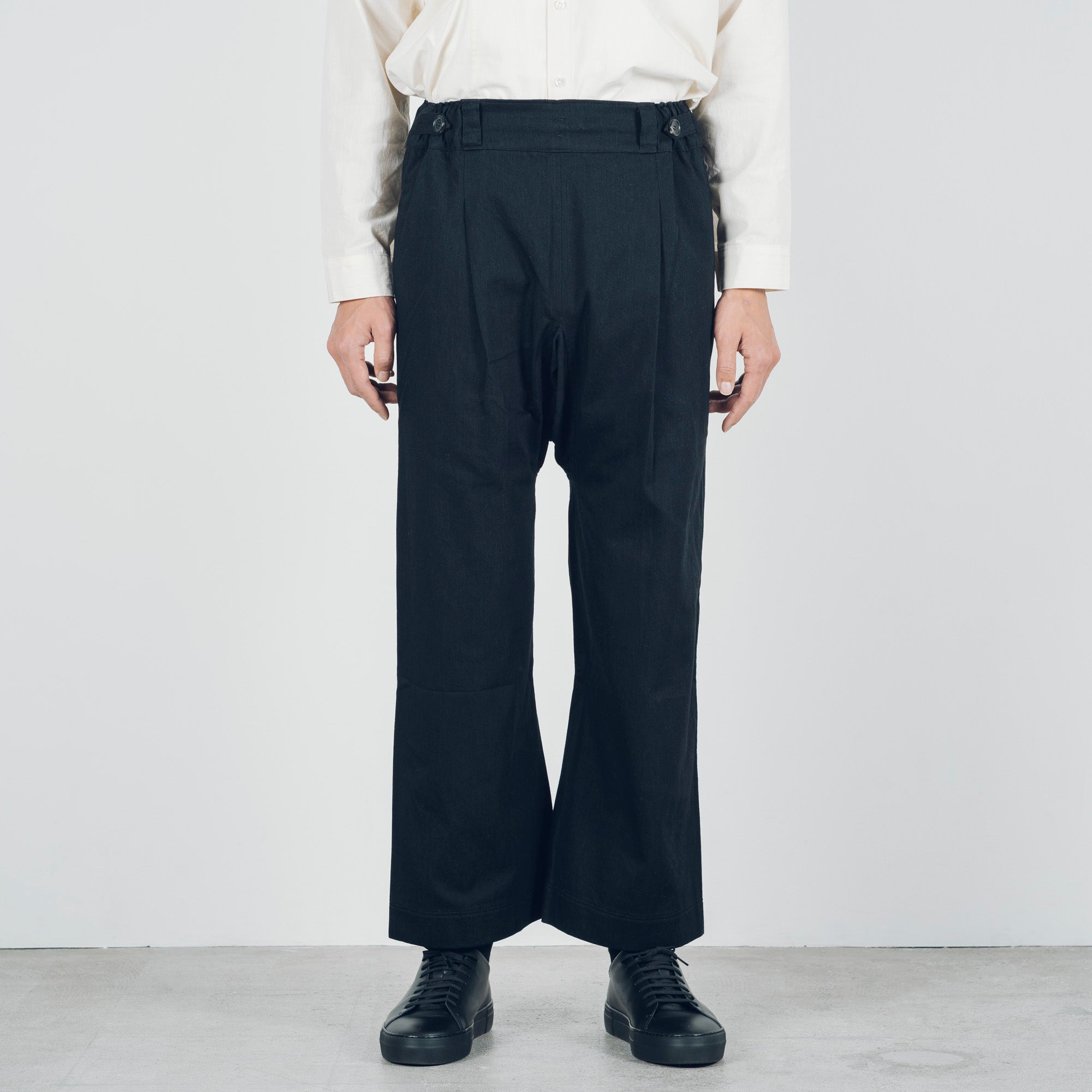 [Hakama] Organic cotton / Black