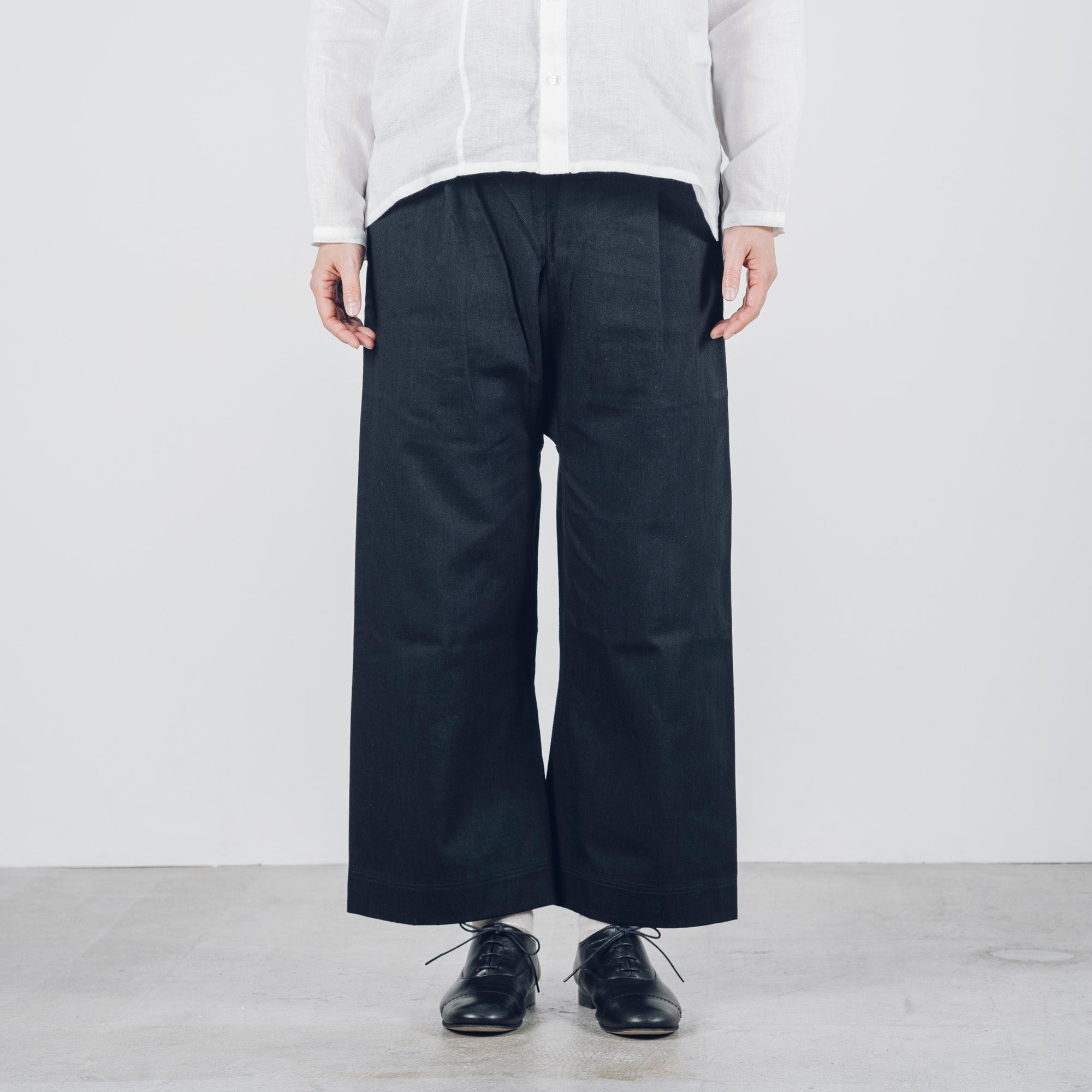 [Hakama] Organic cotton / Black