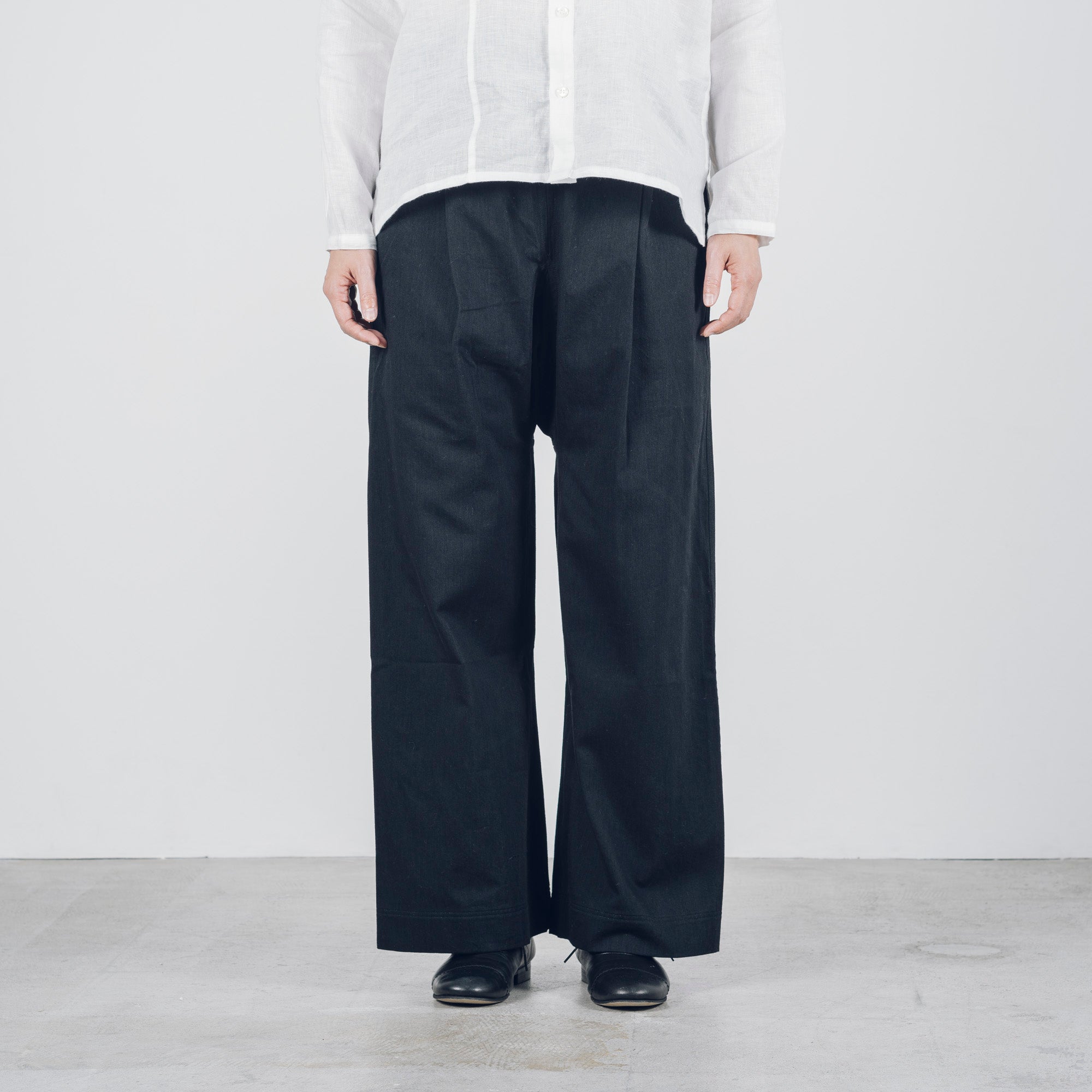 [Hakama] Organic cotton / Black