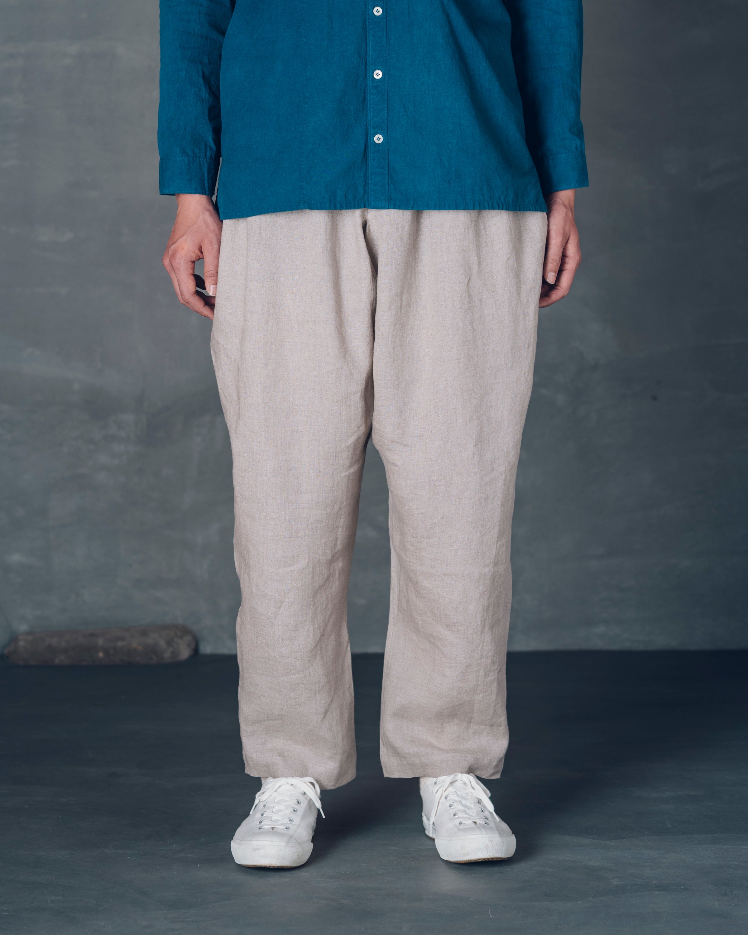 ［かるさんワイド］リネン/生成