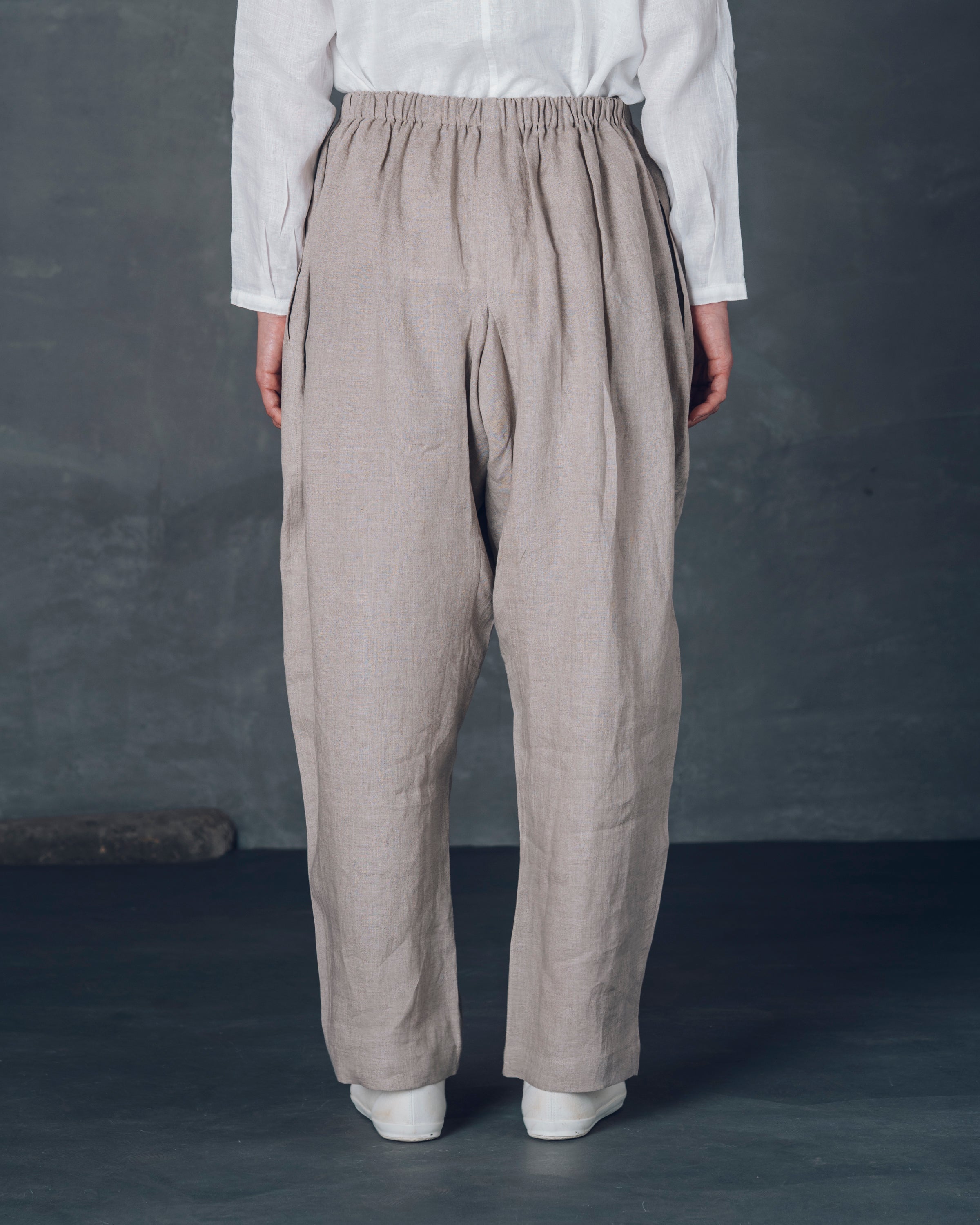 ［かるさんワイド］リネン/生成