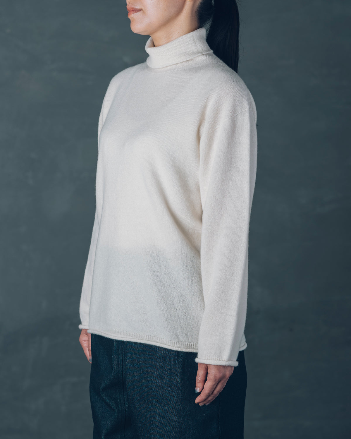 [Crewneck Sweater] Merino Wool / Tasmania Brown Size 1