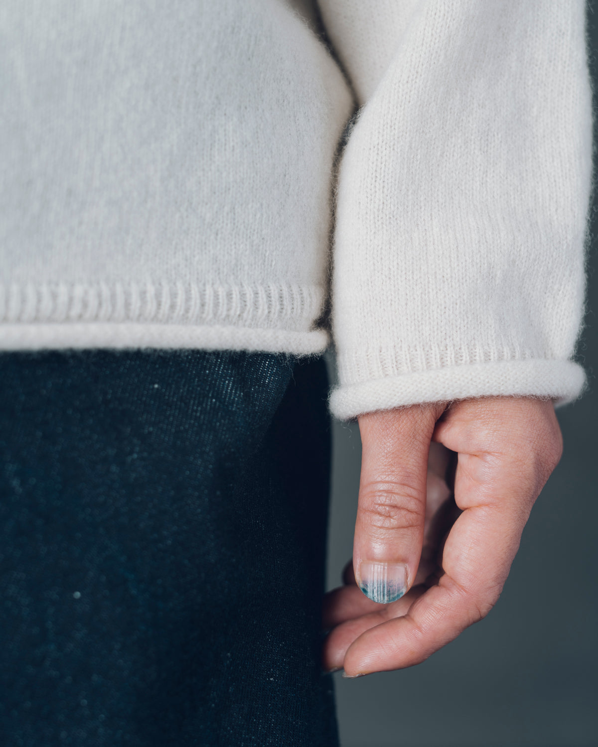 [Crewneck Sweater] Merino Wool / Tasmania Brown Size 1