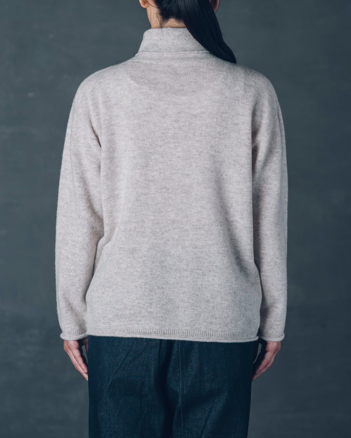 [Crewneck Sweater] Merino Wool / Tasmania Brown Size 1