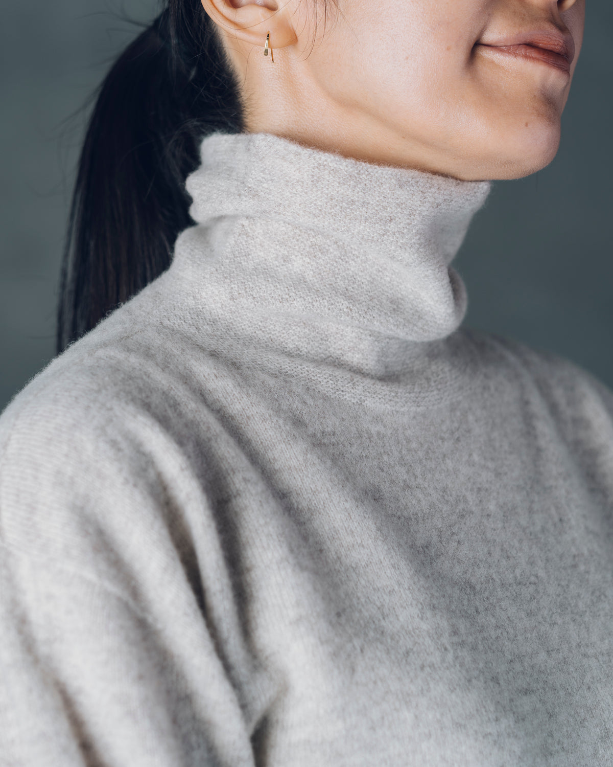 [Crewneck Sweater] Merino Wool / Tasmania Brown Size 1