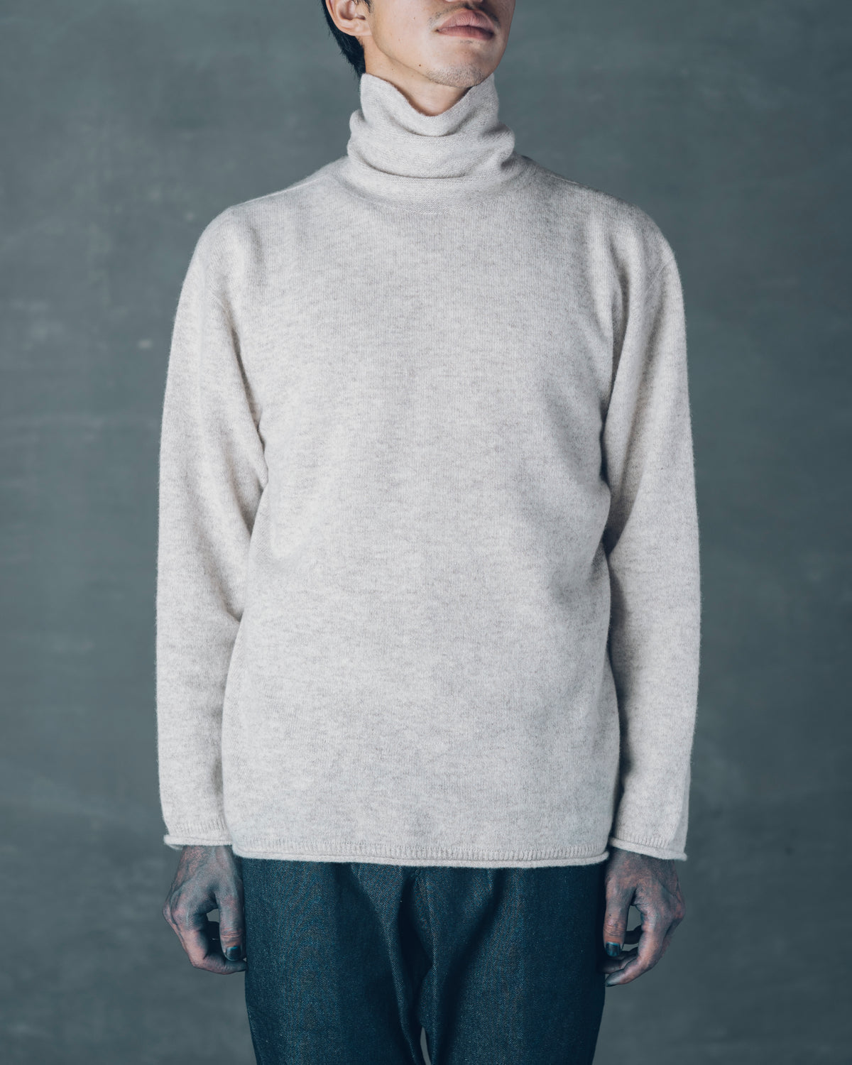 [Crewneck Sweater] Merino Wool / Tasmania Brown Size 1