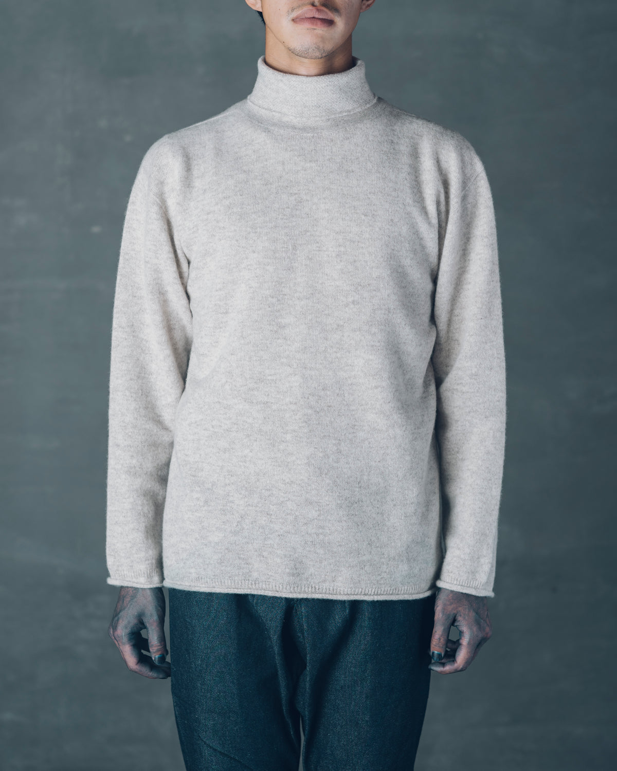 [Crewneck Sweater] Merino Wool / Tasmania Brown Size 1