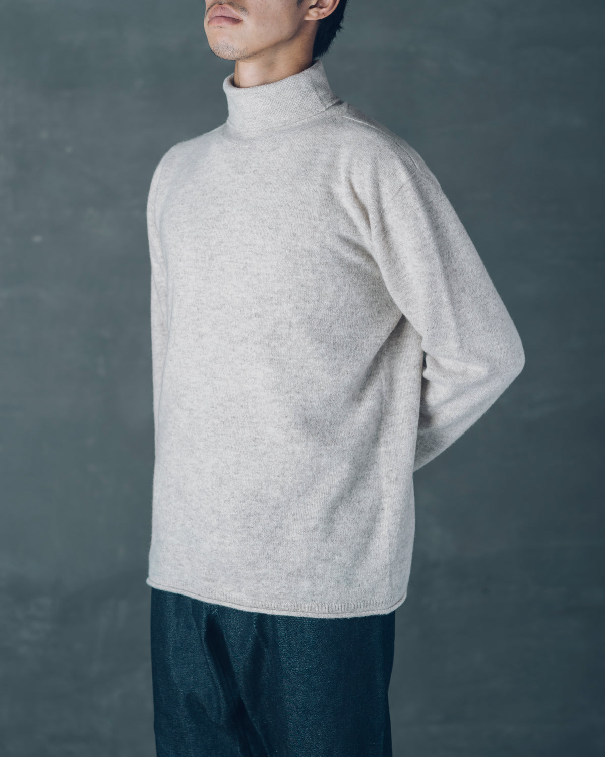 [Crewneck Sweater] Merino Wool / Tasmania Brown Size 1