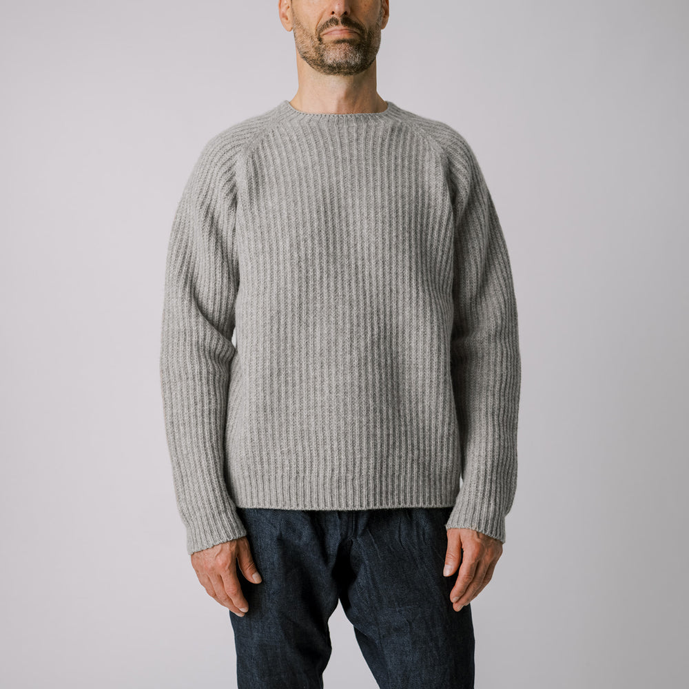 [Men's sweater] Black merino / 3 colors available