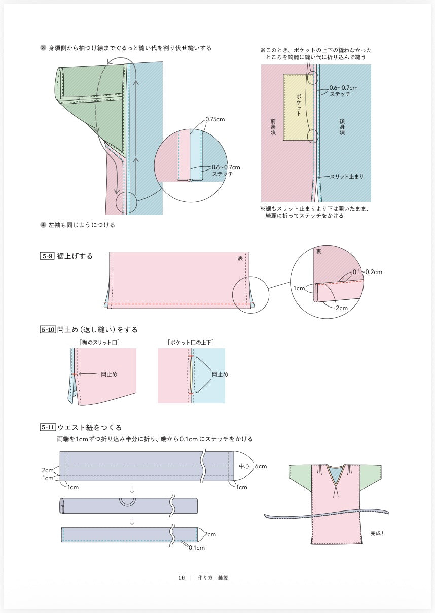 デジタル版・さっくりワンピースの作り方［Zero Waste Pattern］