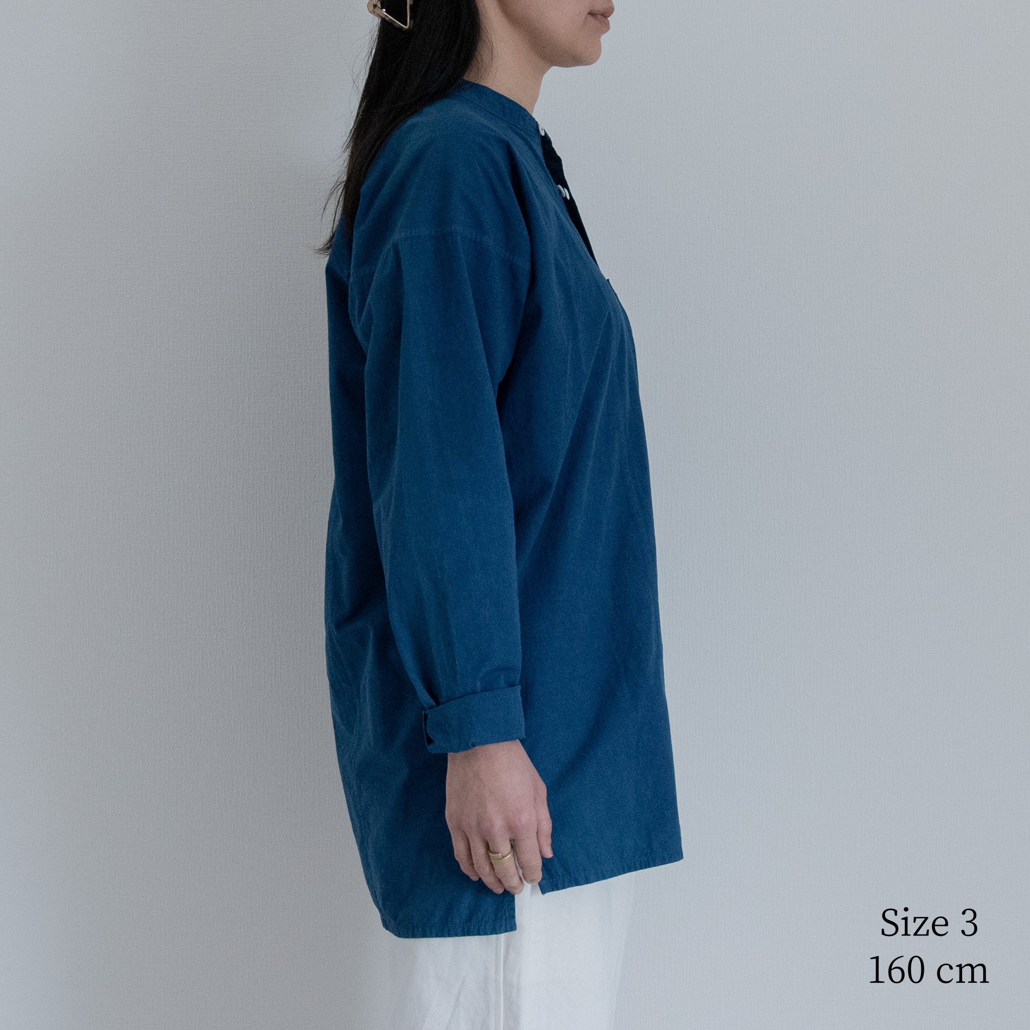 [Echizen Shirt] Organic cotton/Indigo blue