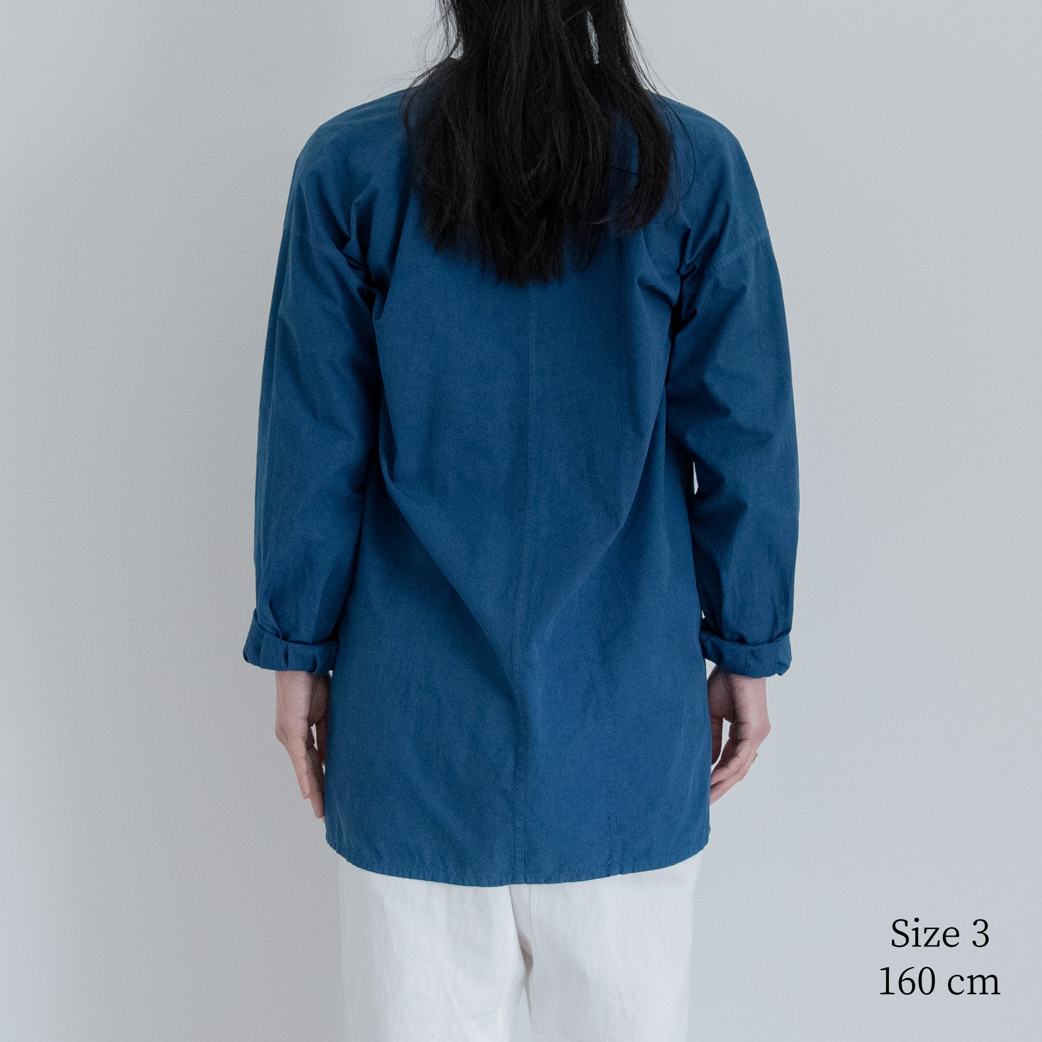 [Echizen Shirt] Organic cotton/Indigo blue