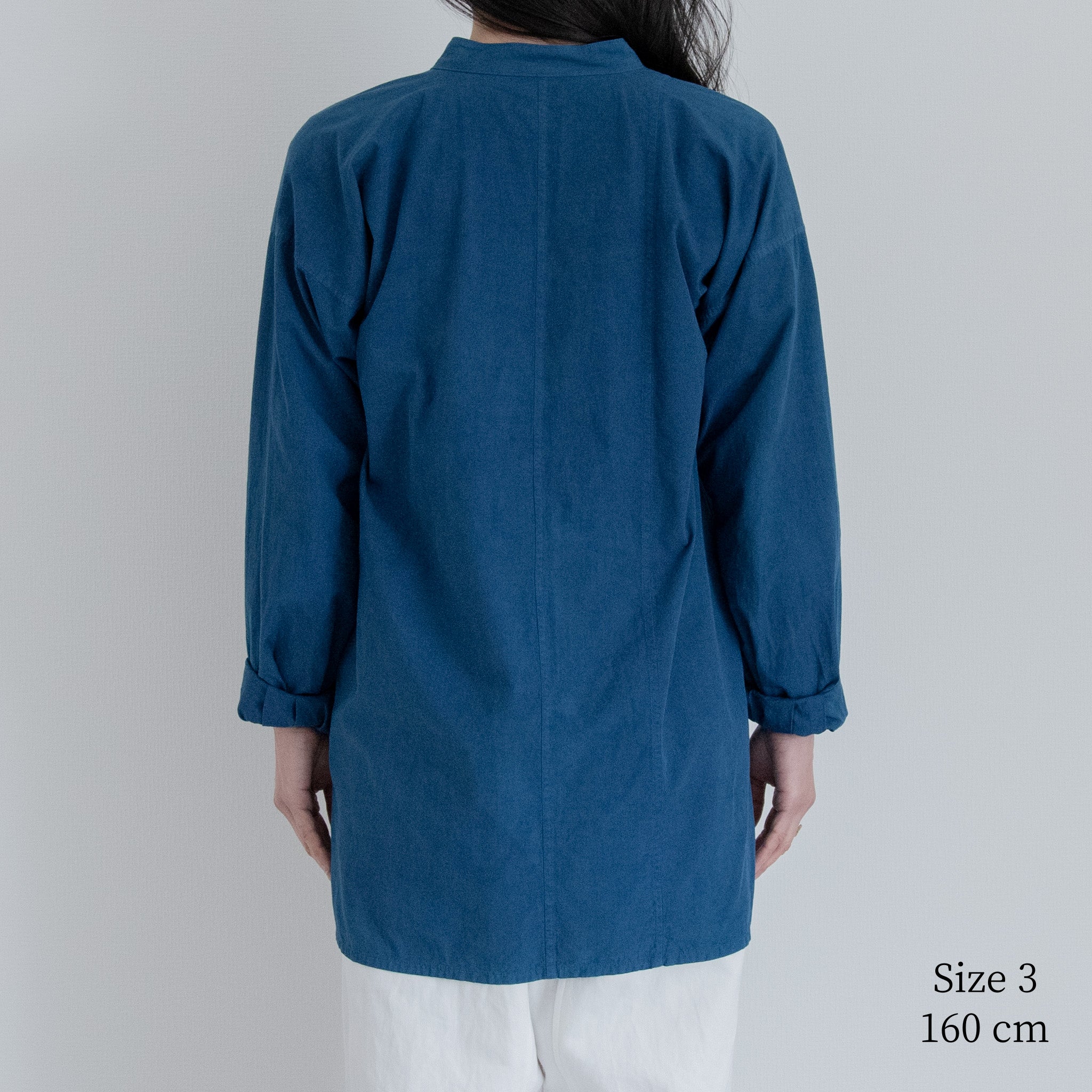 [Echizen Shirt] Organic cotton/Indigo blue