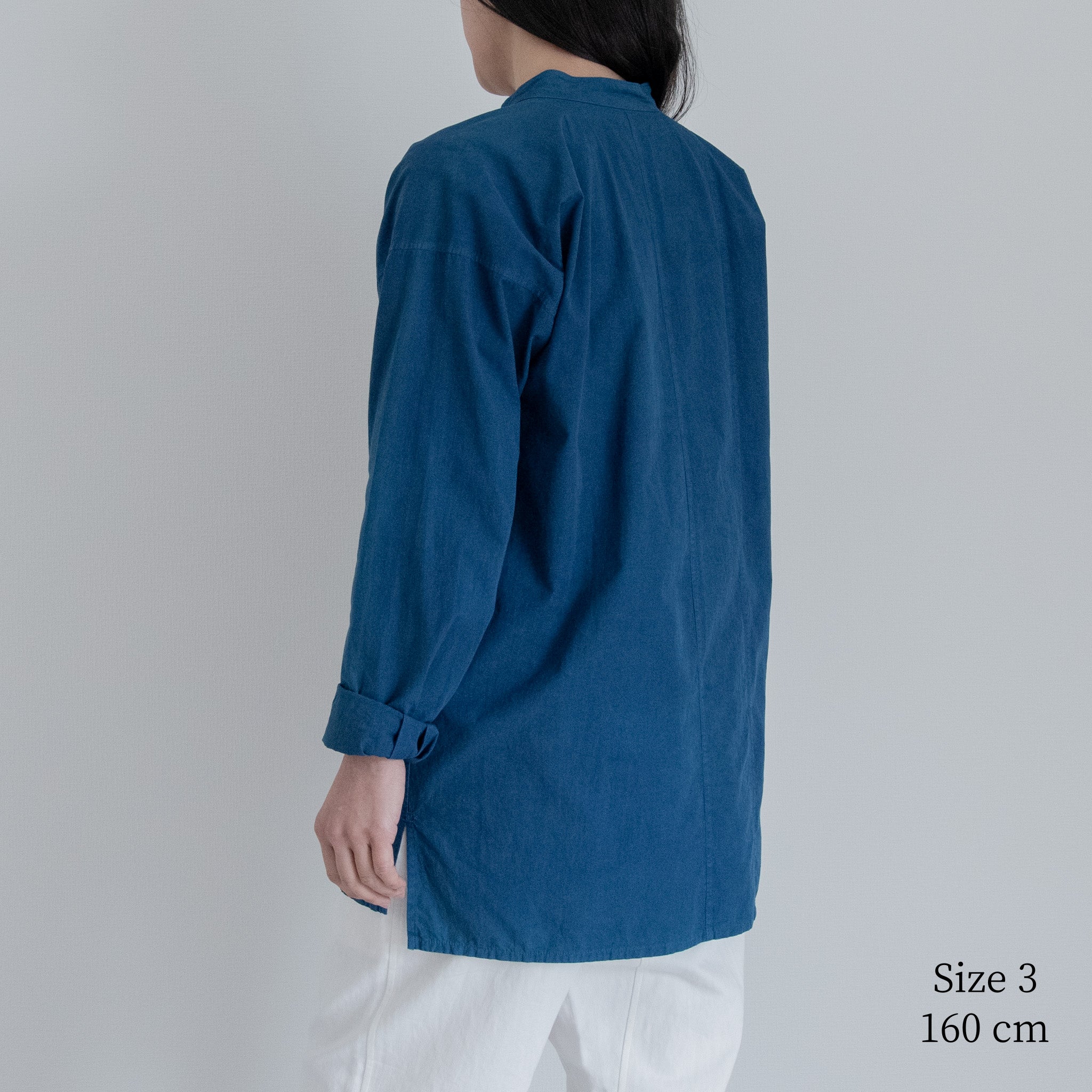 [Echizen Shirt] Organic cotton/Indigo blue