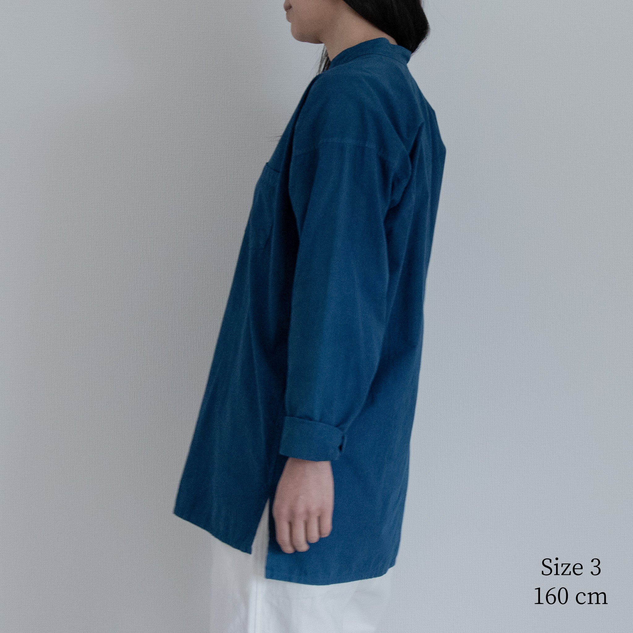 [Echizen Shirt] Organic cotton/Indigo blue