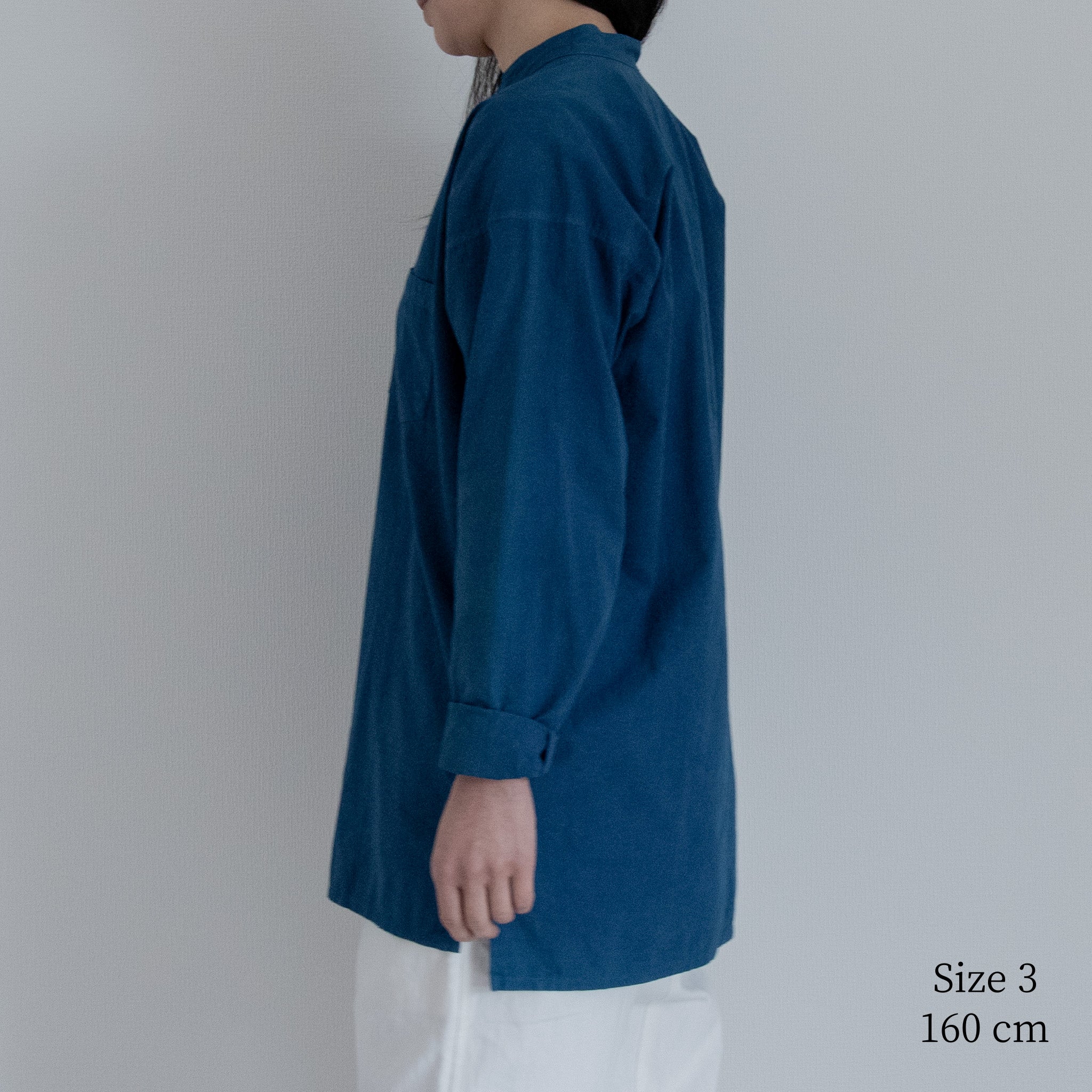 [Echizen Shirt] Organic cotton/Indigo blue