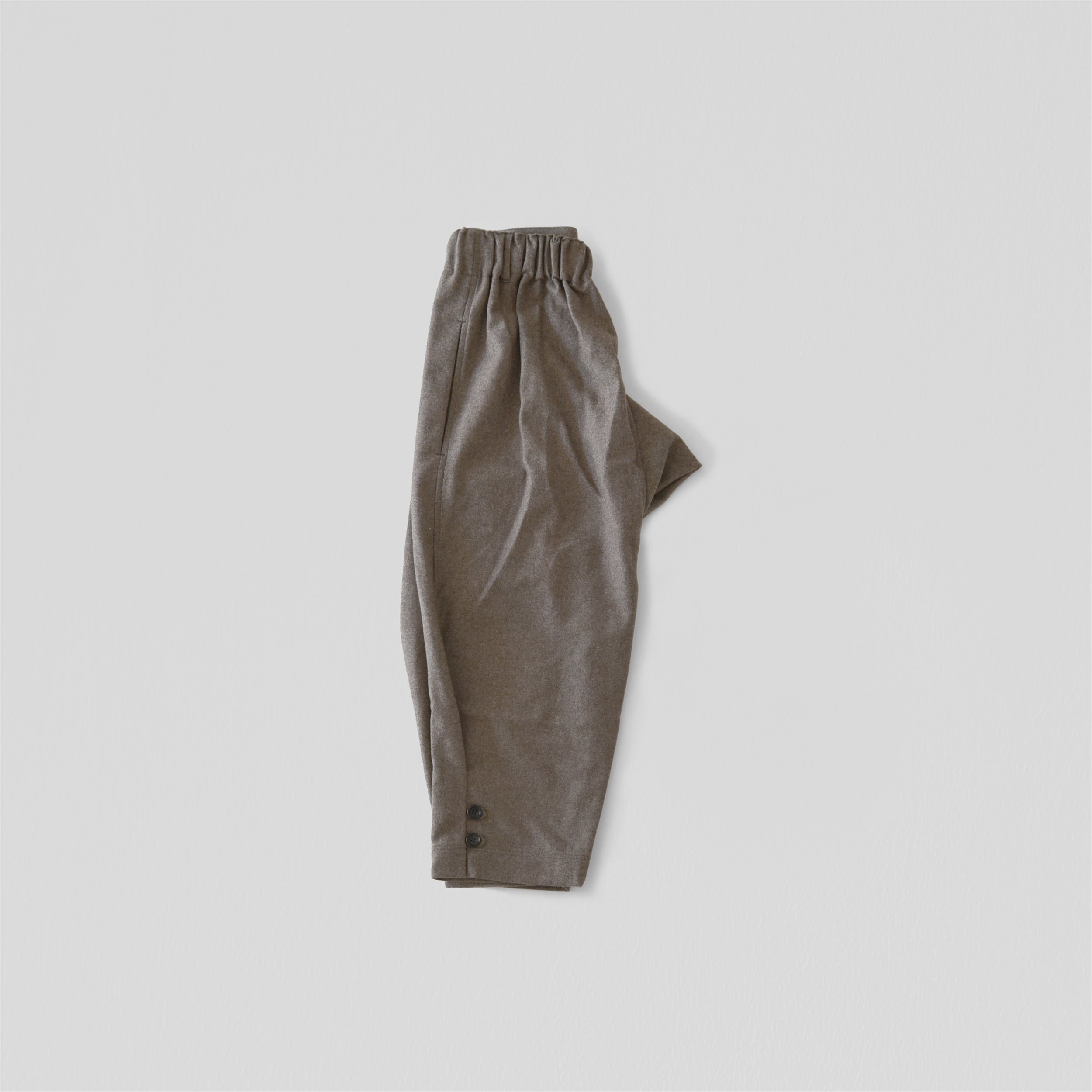 [Hakama] Wool (Black Merino)/Brown [Jodhpurs]