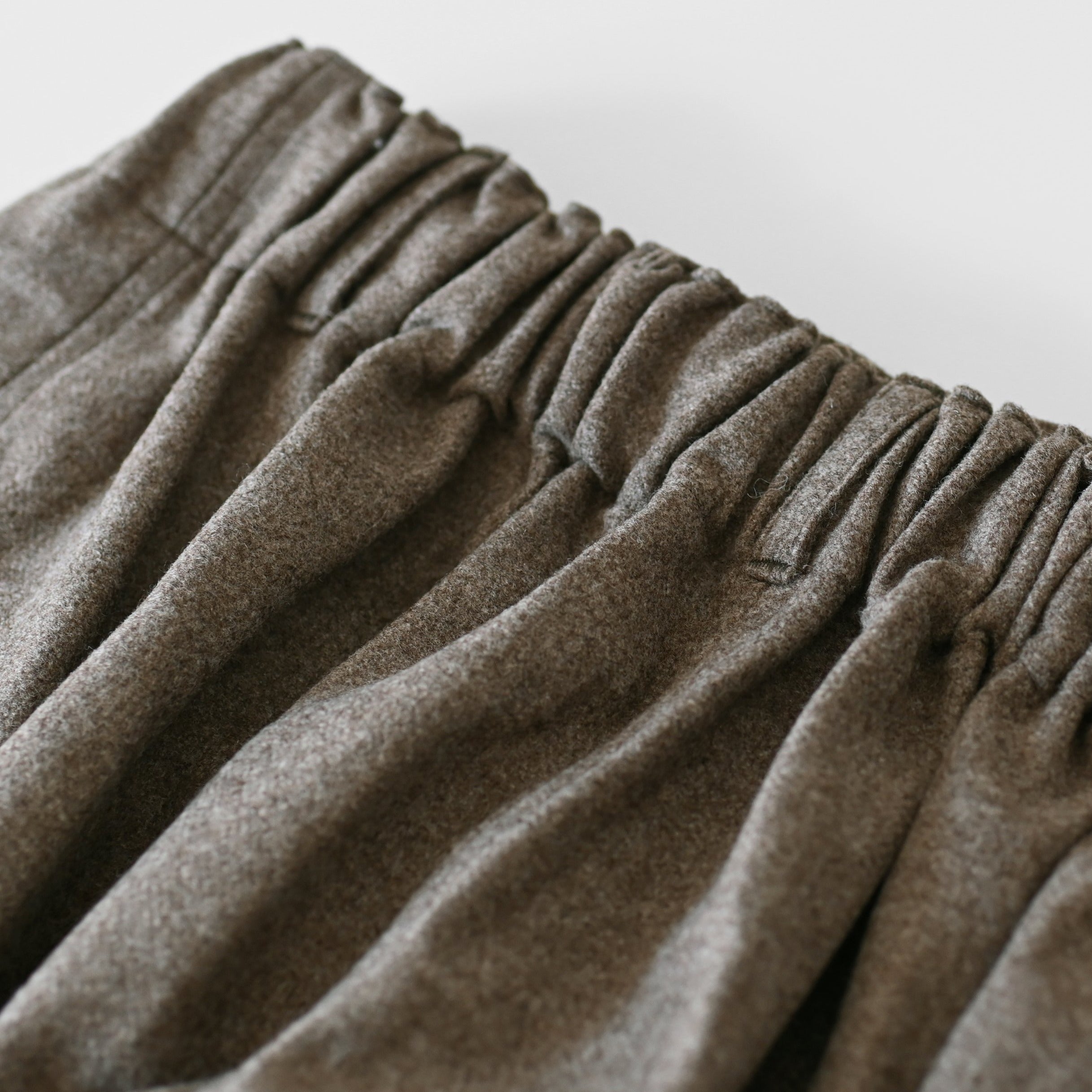 [Hakama] Wool (Black Merino)/Brown [Jodhpurs]