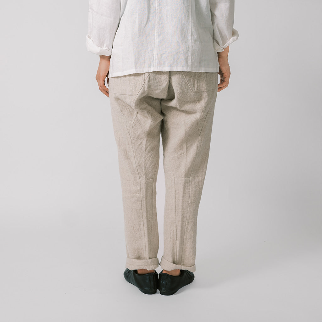 [Tatsuke] Wool linen/natural color