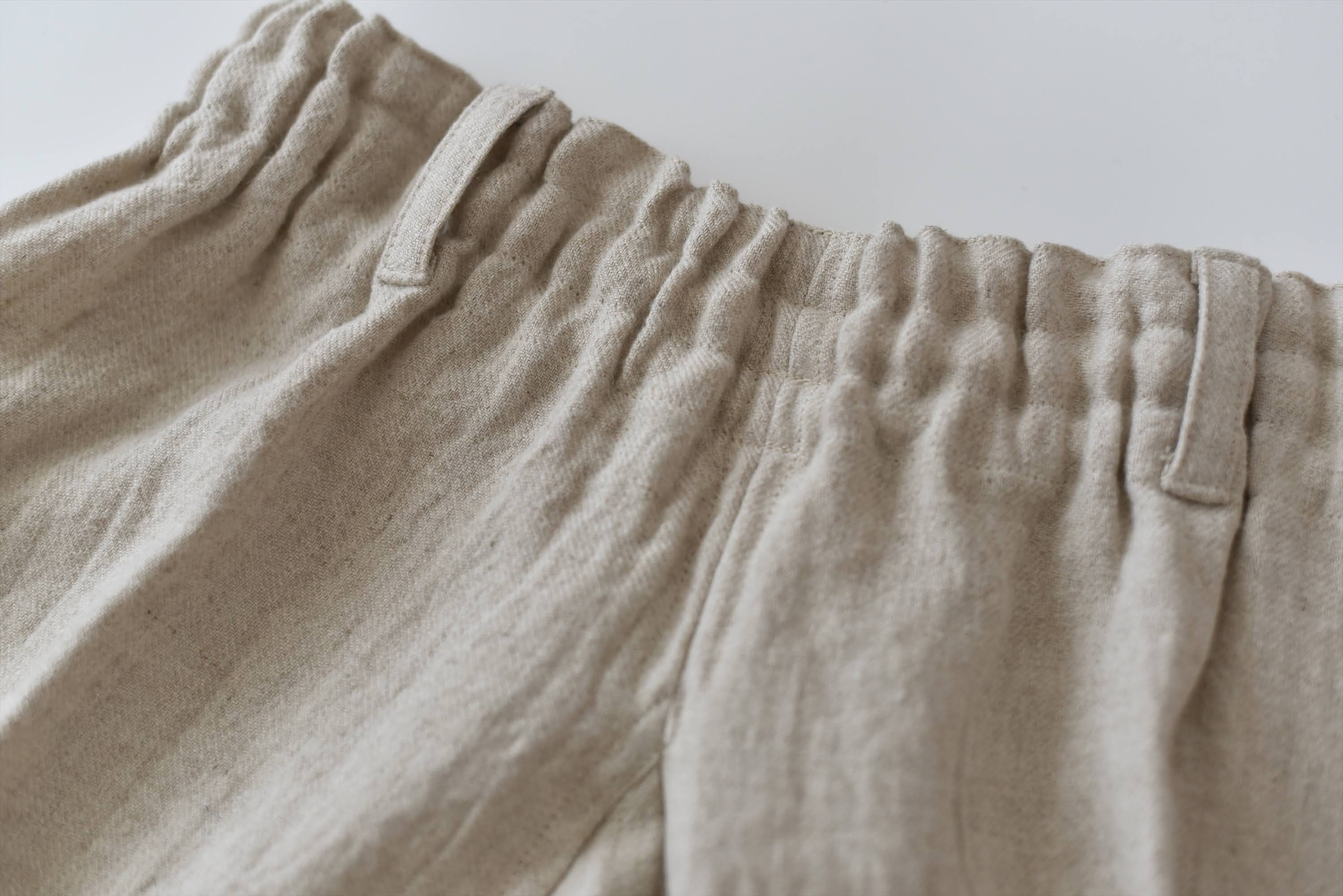 [Tatsuke] Wool linen/natural color