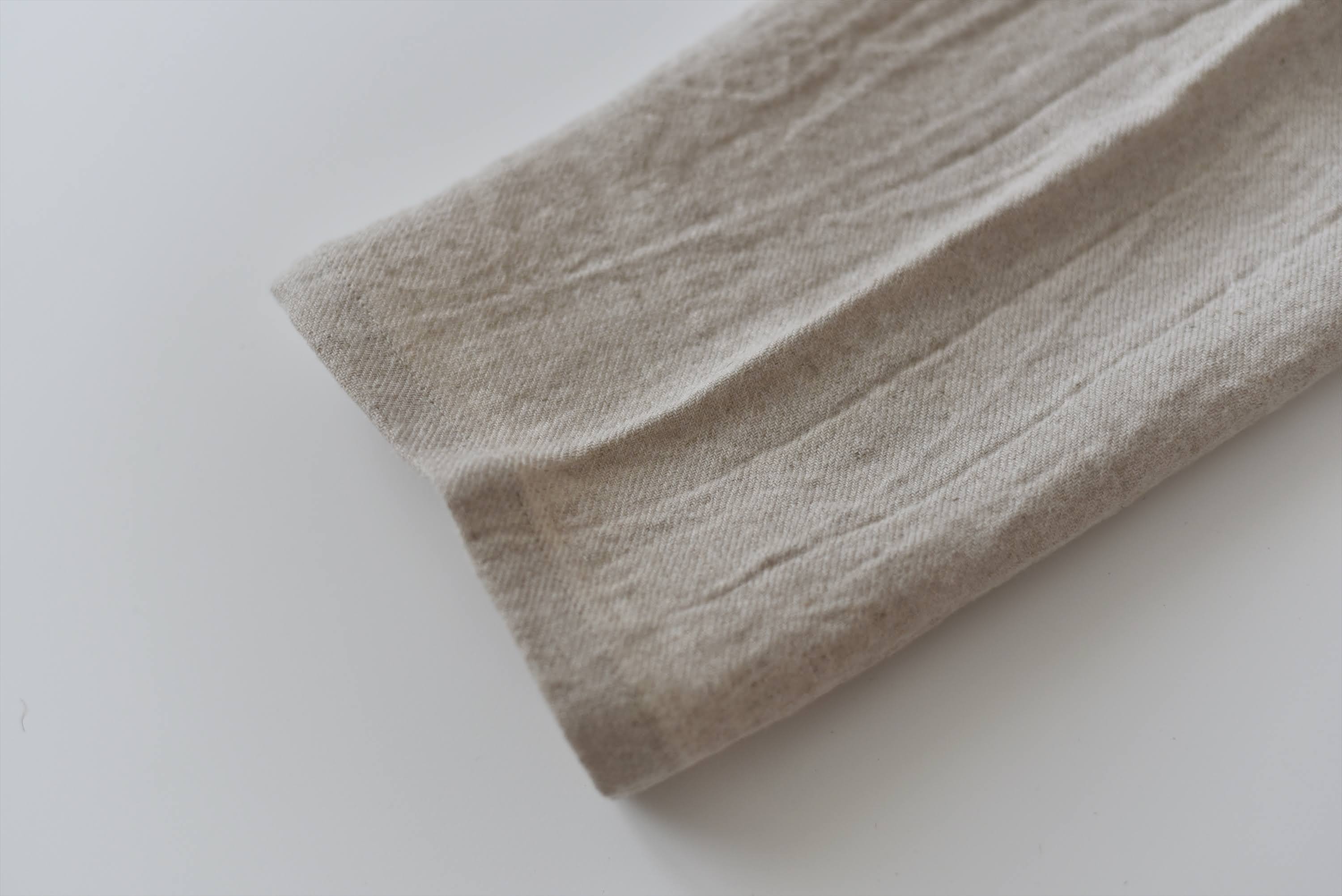 [Tatsuke] Wool linen/natural color