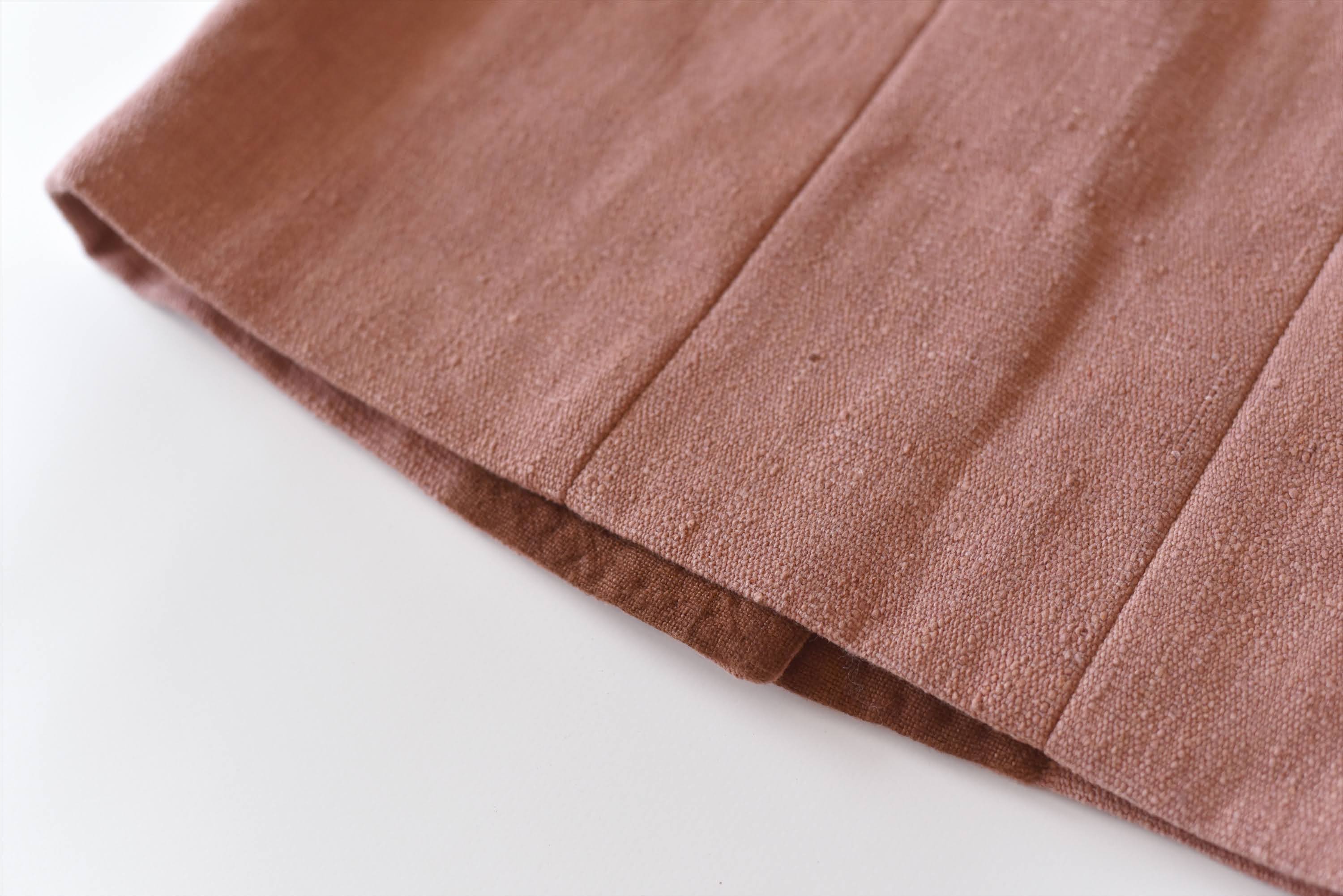 [Vest] Organic cotton/pink (madder) with pocket