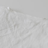 ［さっくりシャツ］リネン/ホワイト