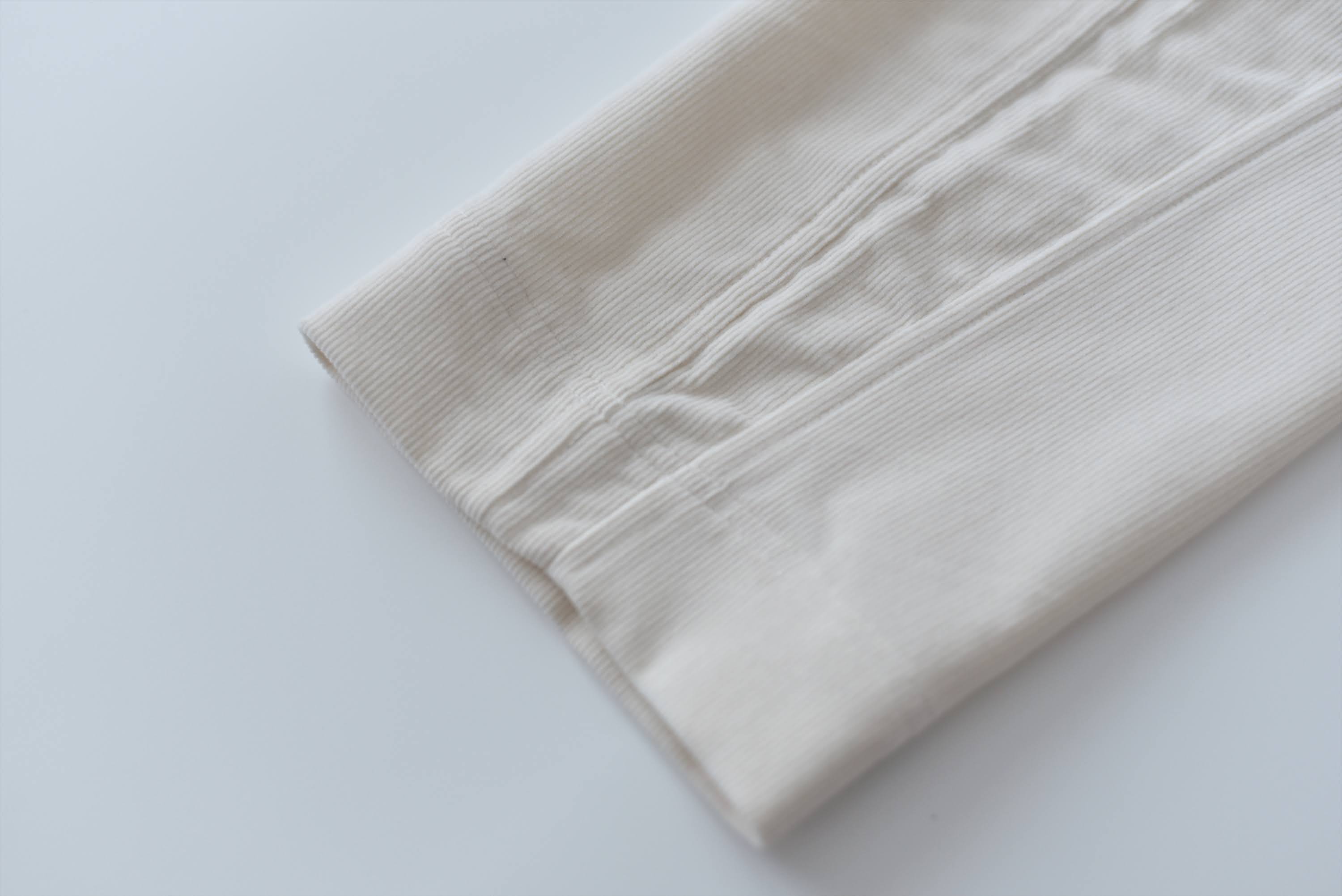 [Tatsuke] Organic cotton/corduroy/white