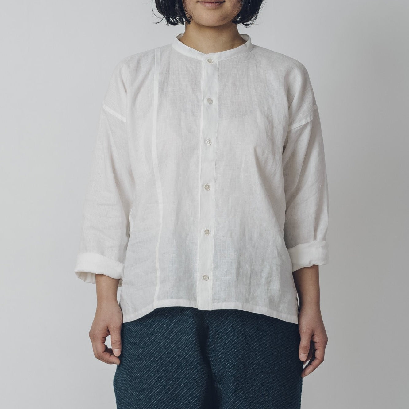 [Echizen Shirt] Linen/White