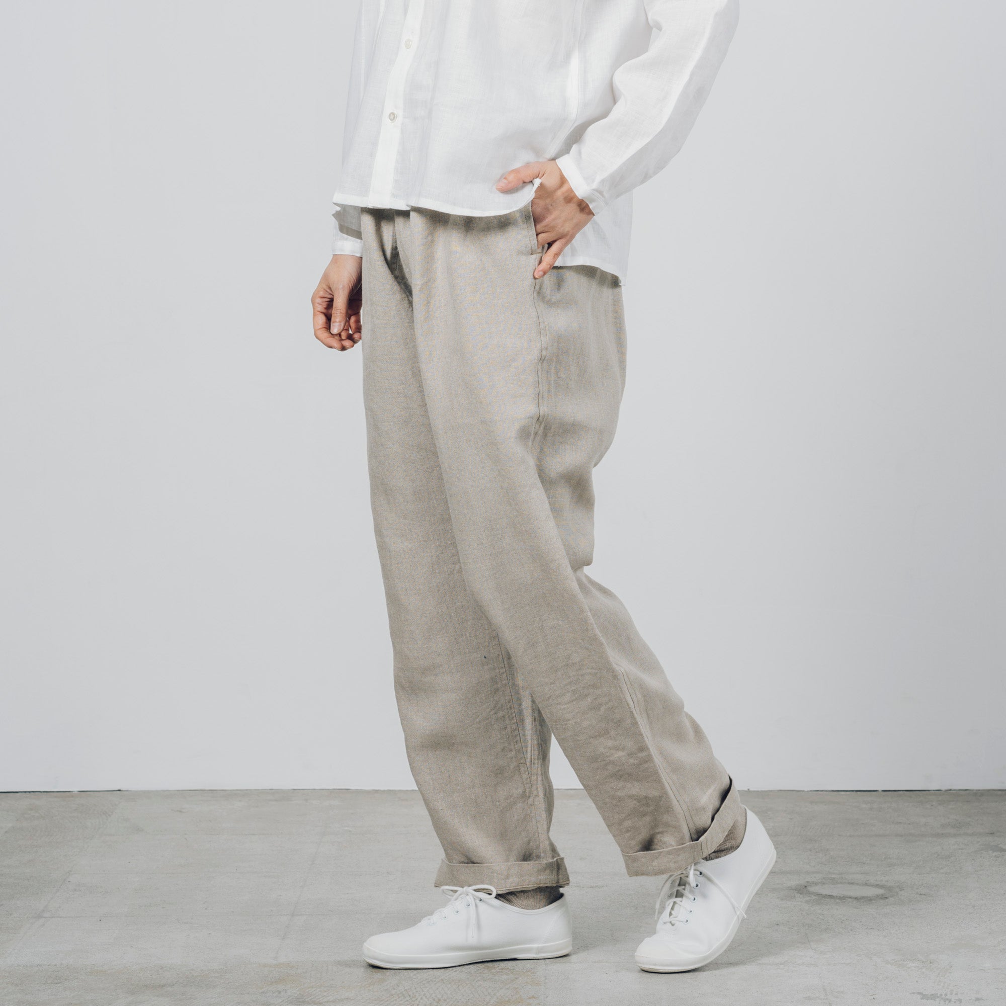 [Karusan] Linen/natural color