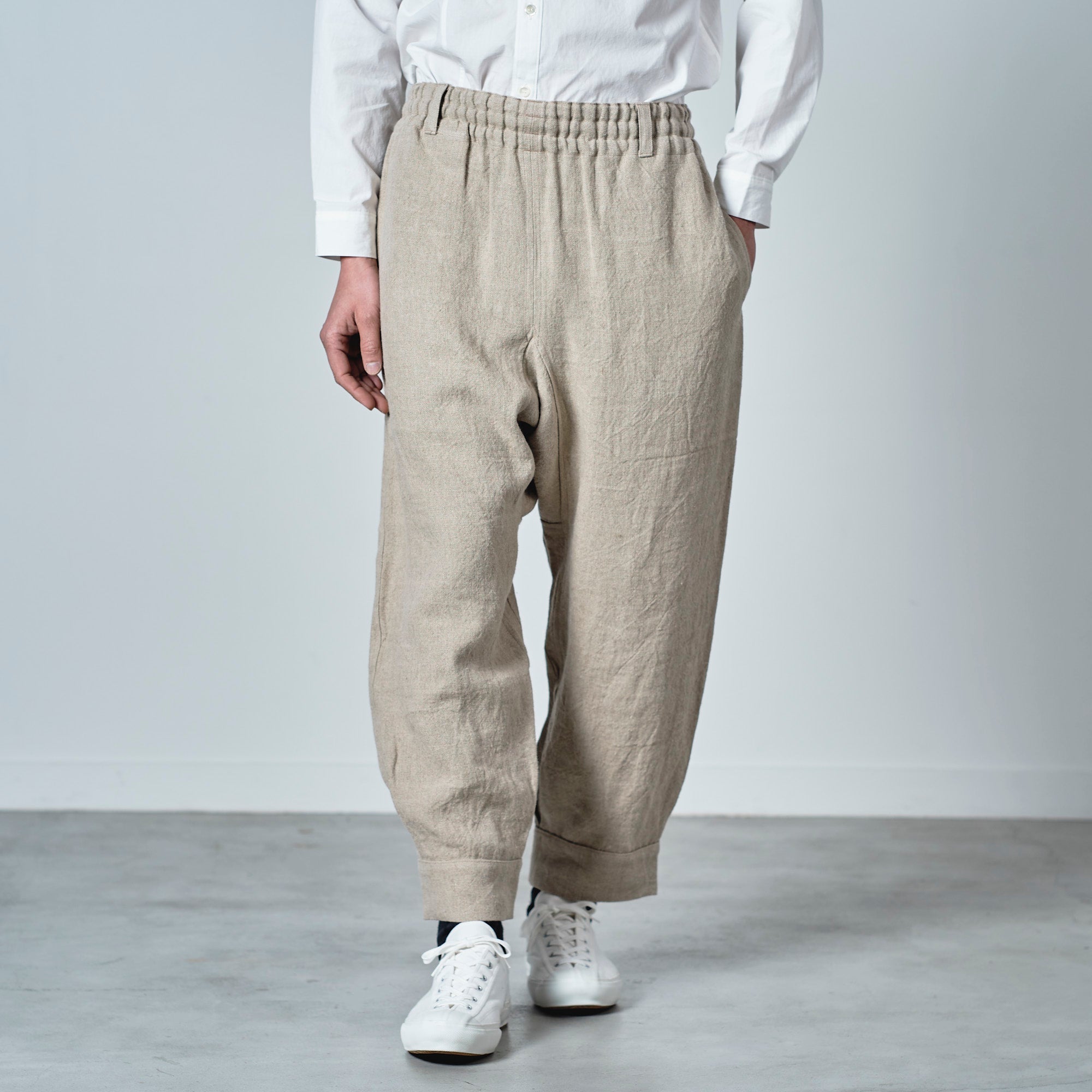 [Hakama] Linen/natural (thick)