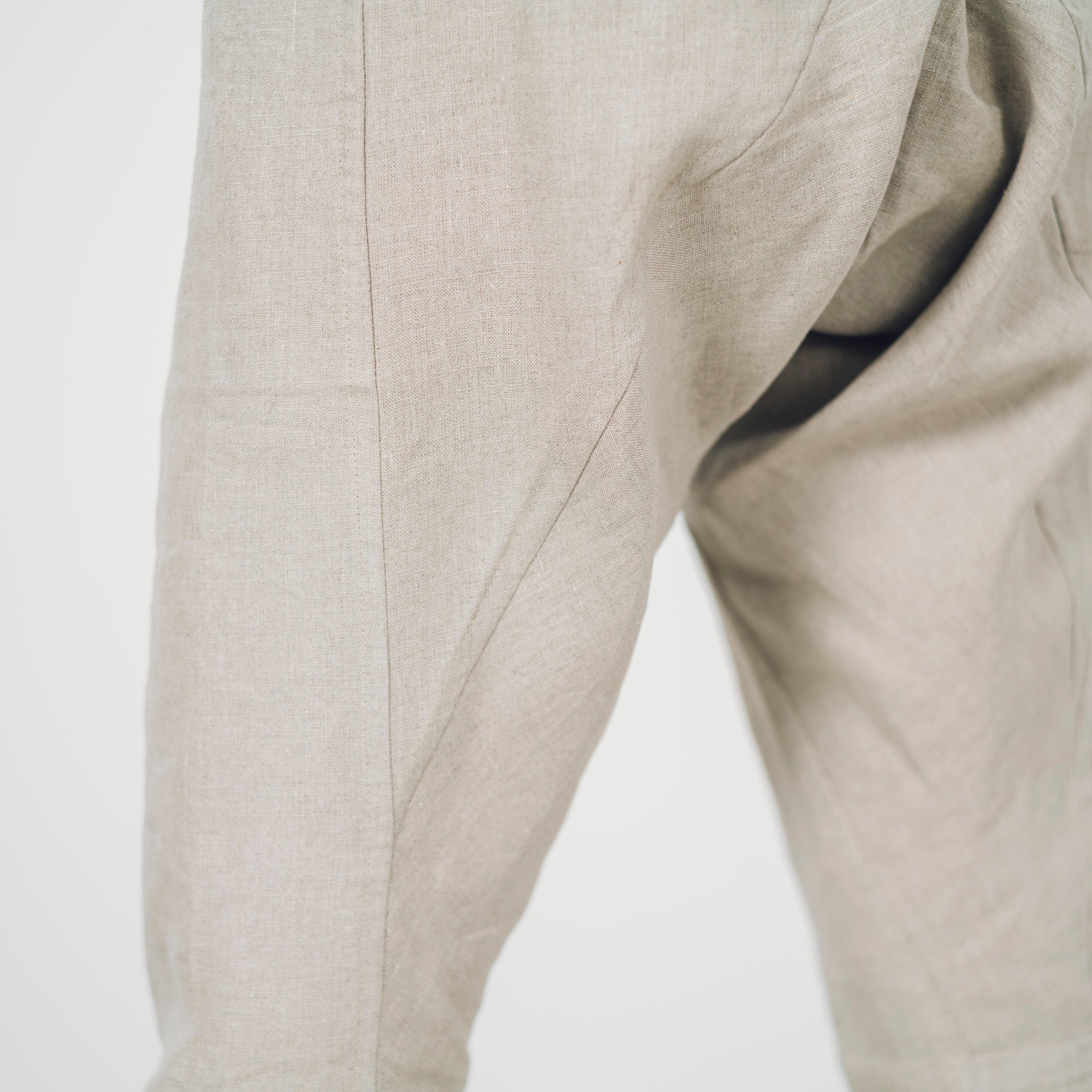 [Tatsuke] Linen/natural color &lt;With side pocket&gt;