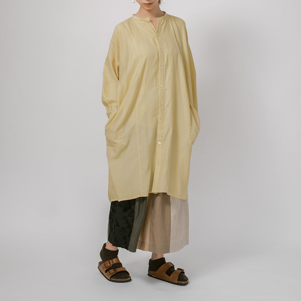 [Echizen Tunic] Organic cotton/yellow (Japanese ragwort)