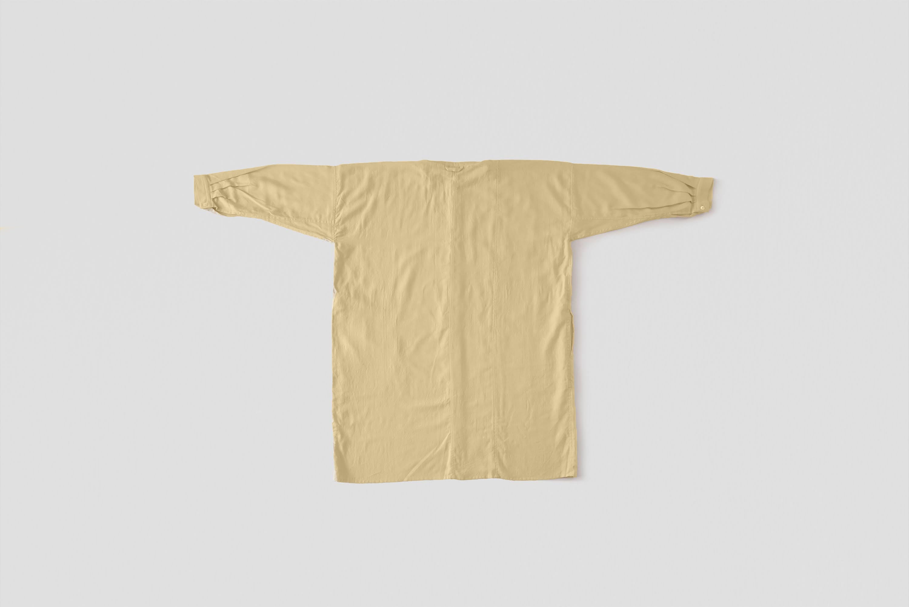 [Echizen Tunic] Organic cotton/yellow (Japanese ragwort)